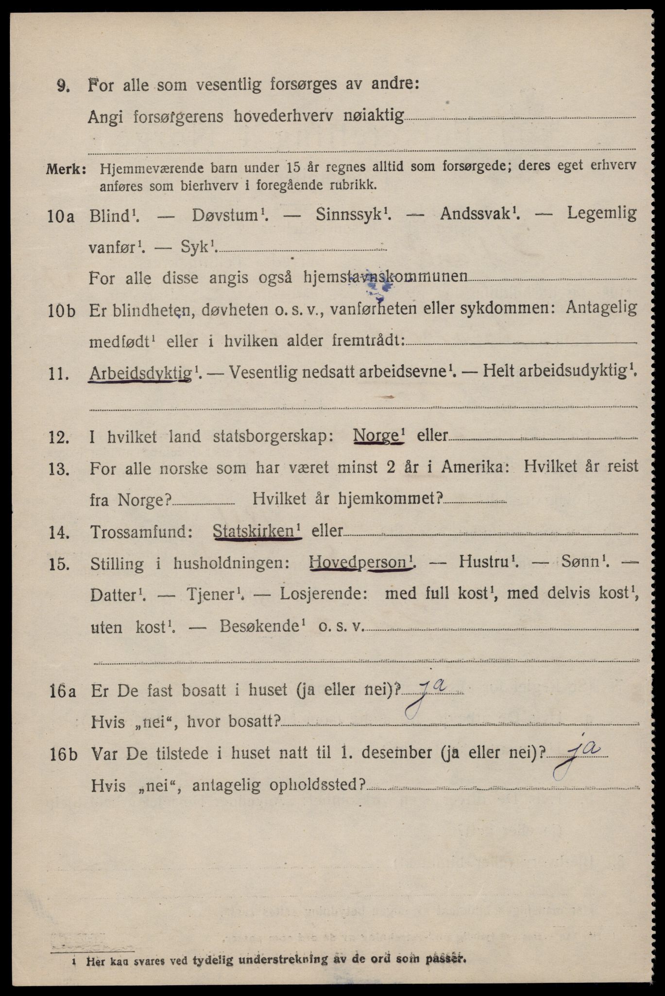 SAST, Folketelling 1920 for 1126 Hetland herred, 1920, s. 19932