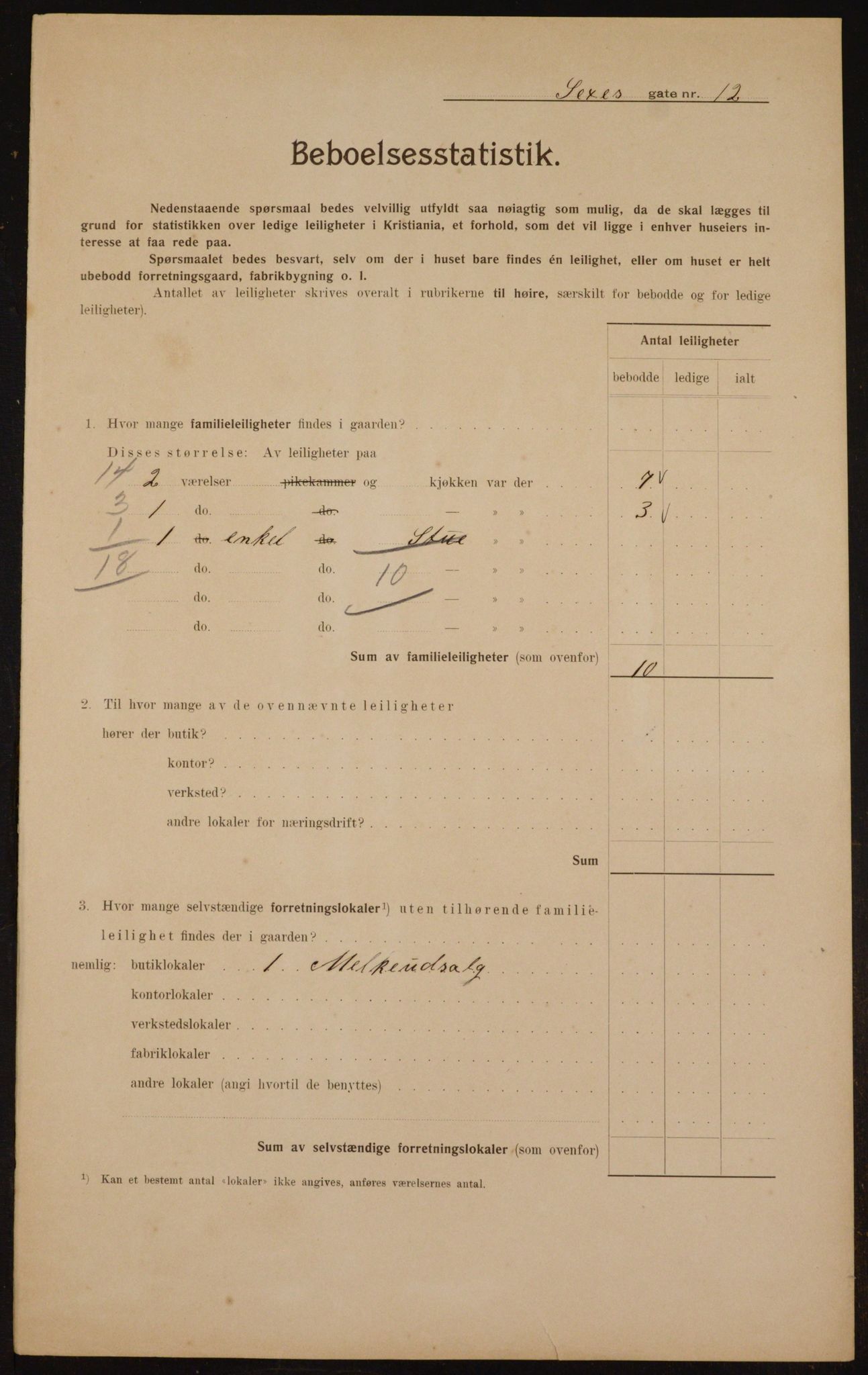 OBA, Kommunal folketelling 1.2.1910 for Kristiania, 1910, s. 90544