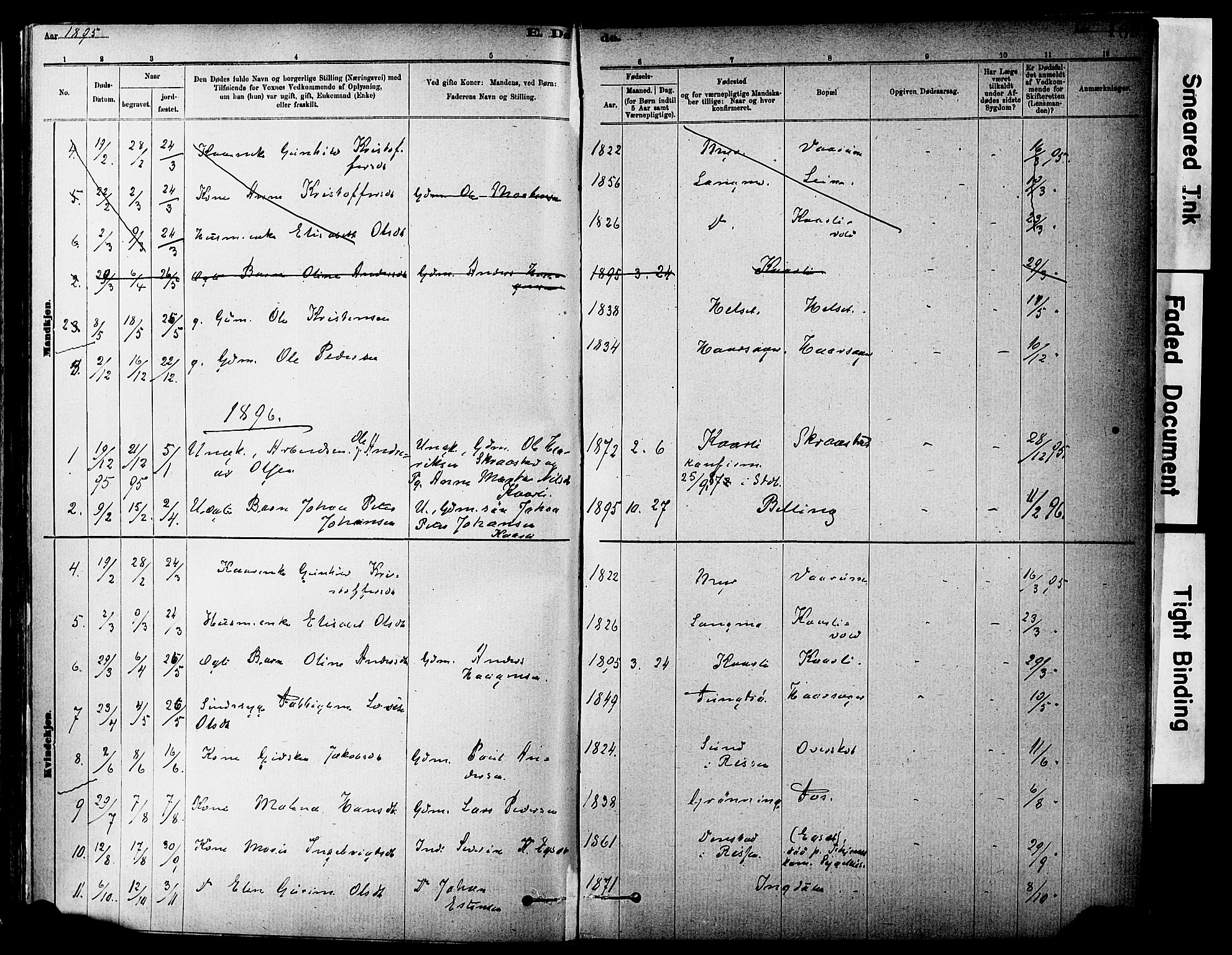 Ministerialprotokoller, klokkerbøker og fødselsregistre - Sør-Trøndelag, AV/SAT-A-1456/646/L0615: Ministerialbok nr. 646A13, 1885-1900