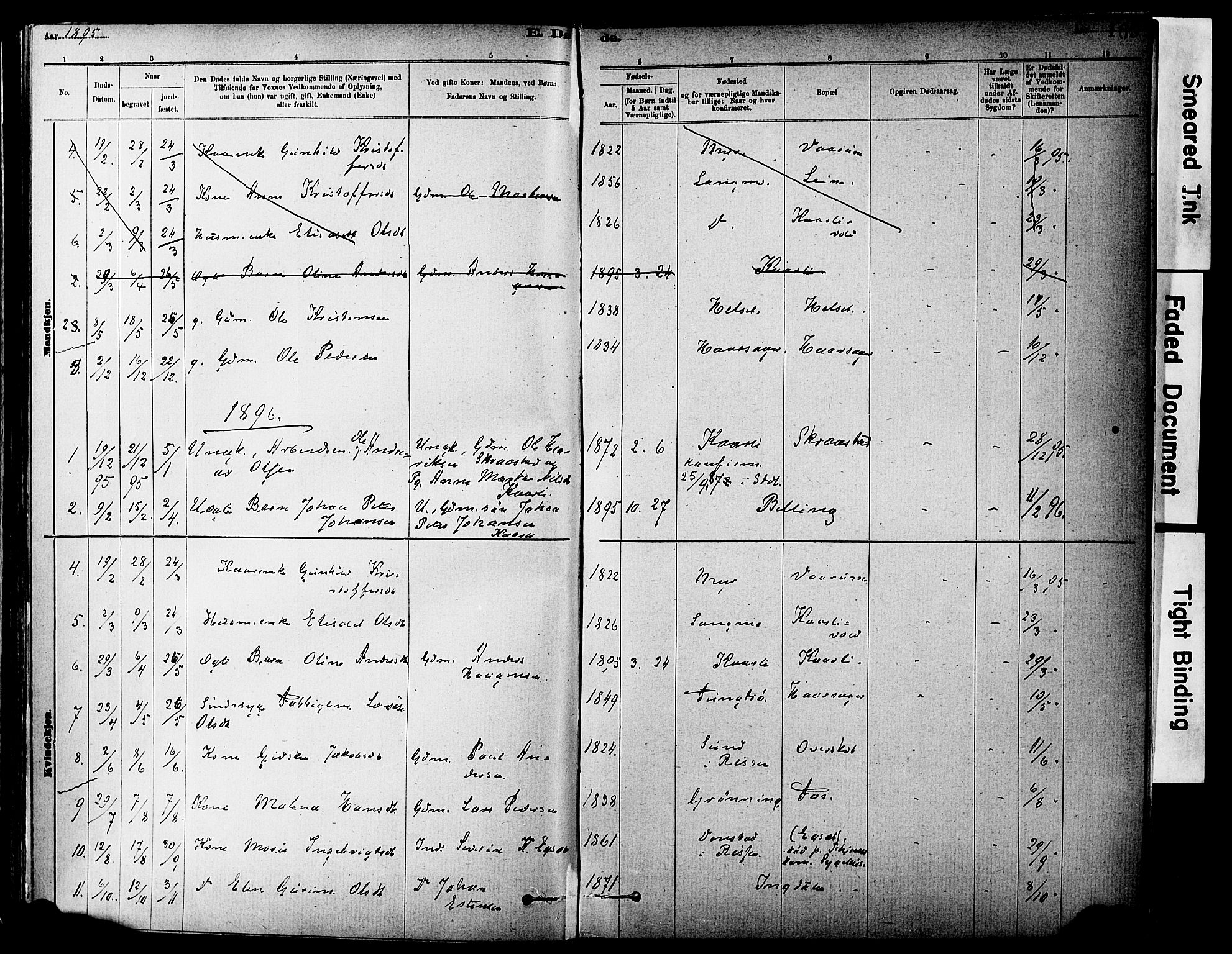 Ministerialprotokoller, klokkerbøker og fødselsregistre - Sør-Trøndelag, SAT/A-1456/646/L0615: Ministerialbok nr. 646A13, 1885-1900