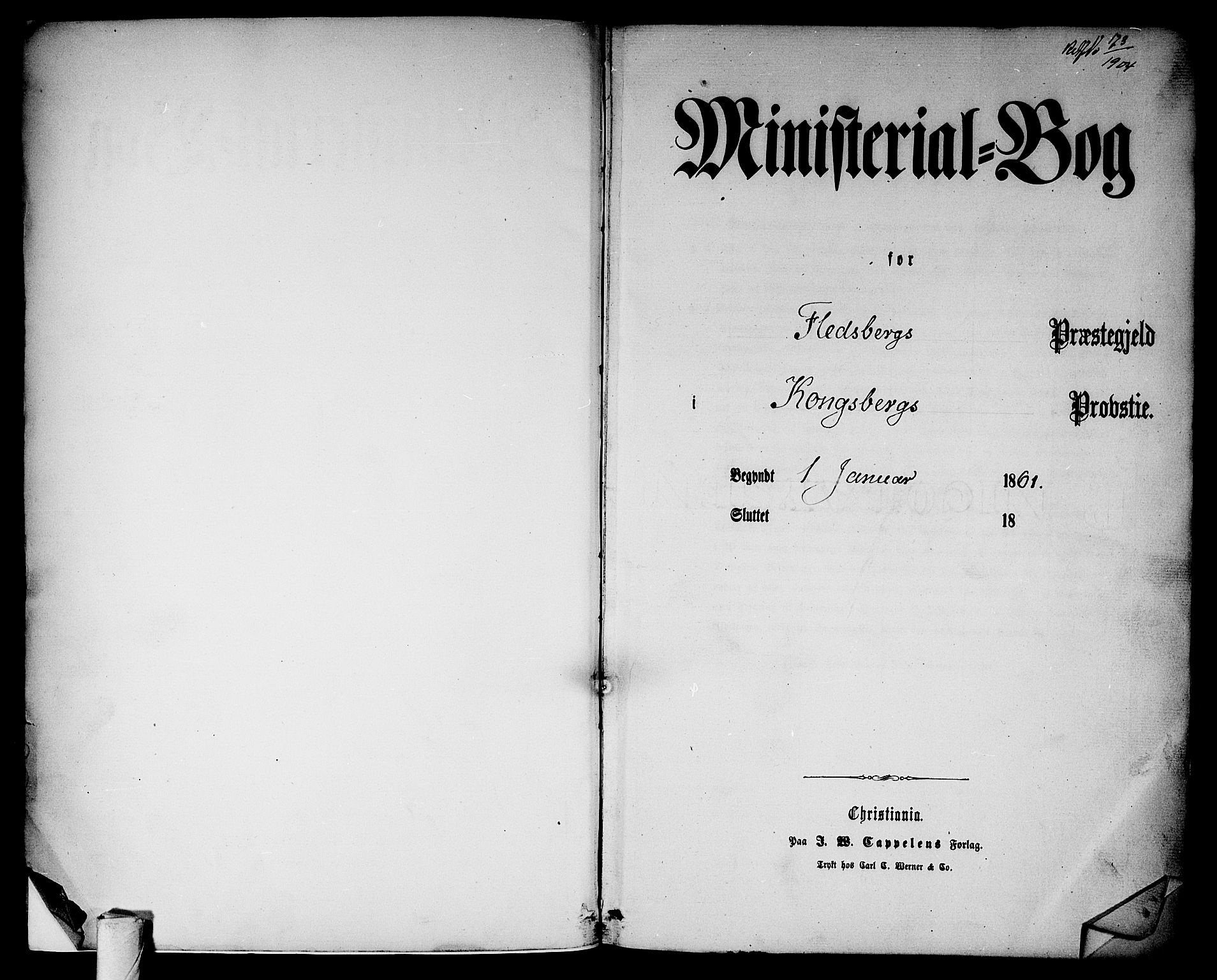 Flesberg kirkebøker, SAKO/A-18/G/Ga/L0003: Klokkerbok nr. I 3, 1861-1889