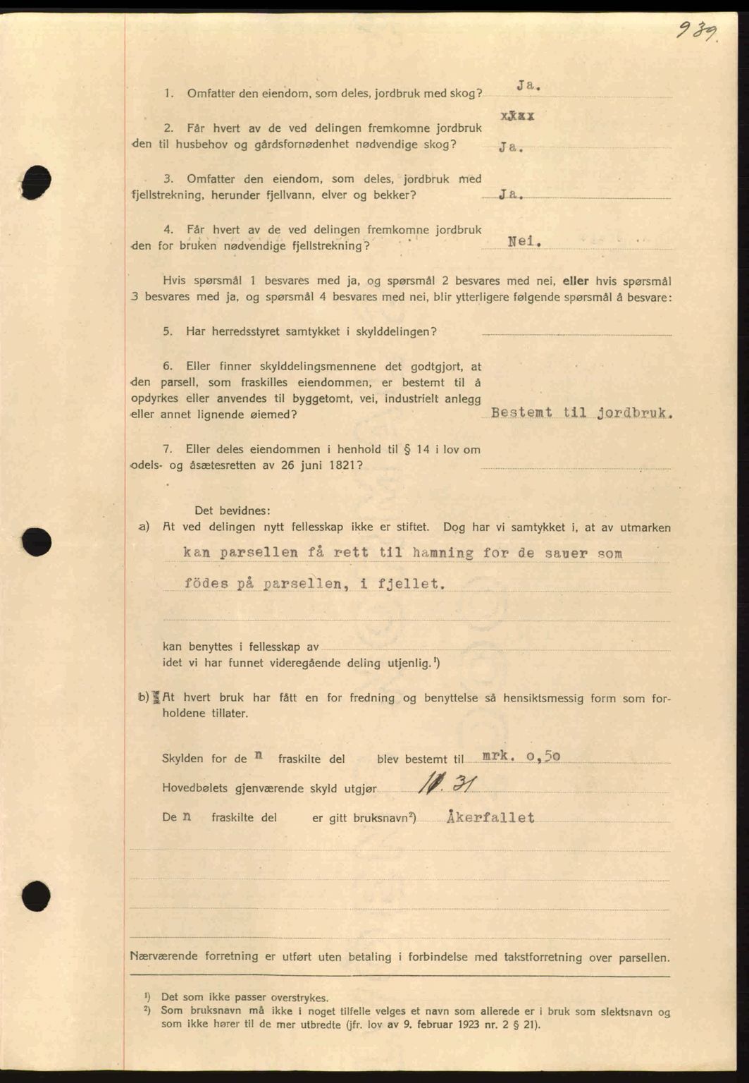 Nordmøre sorenskriveri, AV/SAT-A-4132/1/2/2Ca: Pantebok nr. A87, 1939-1940, Dagboknr: 438/1940