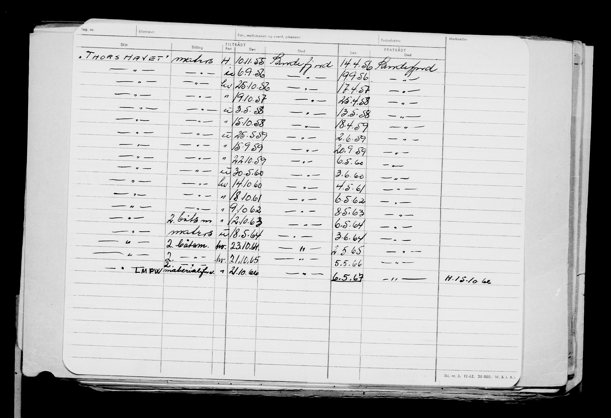 Direktoratet for sjømenn, AV/RA-S-3545/G/Gb/L0173: Hovedkort, 1919, s. 640