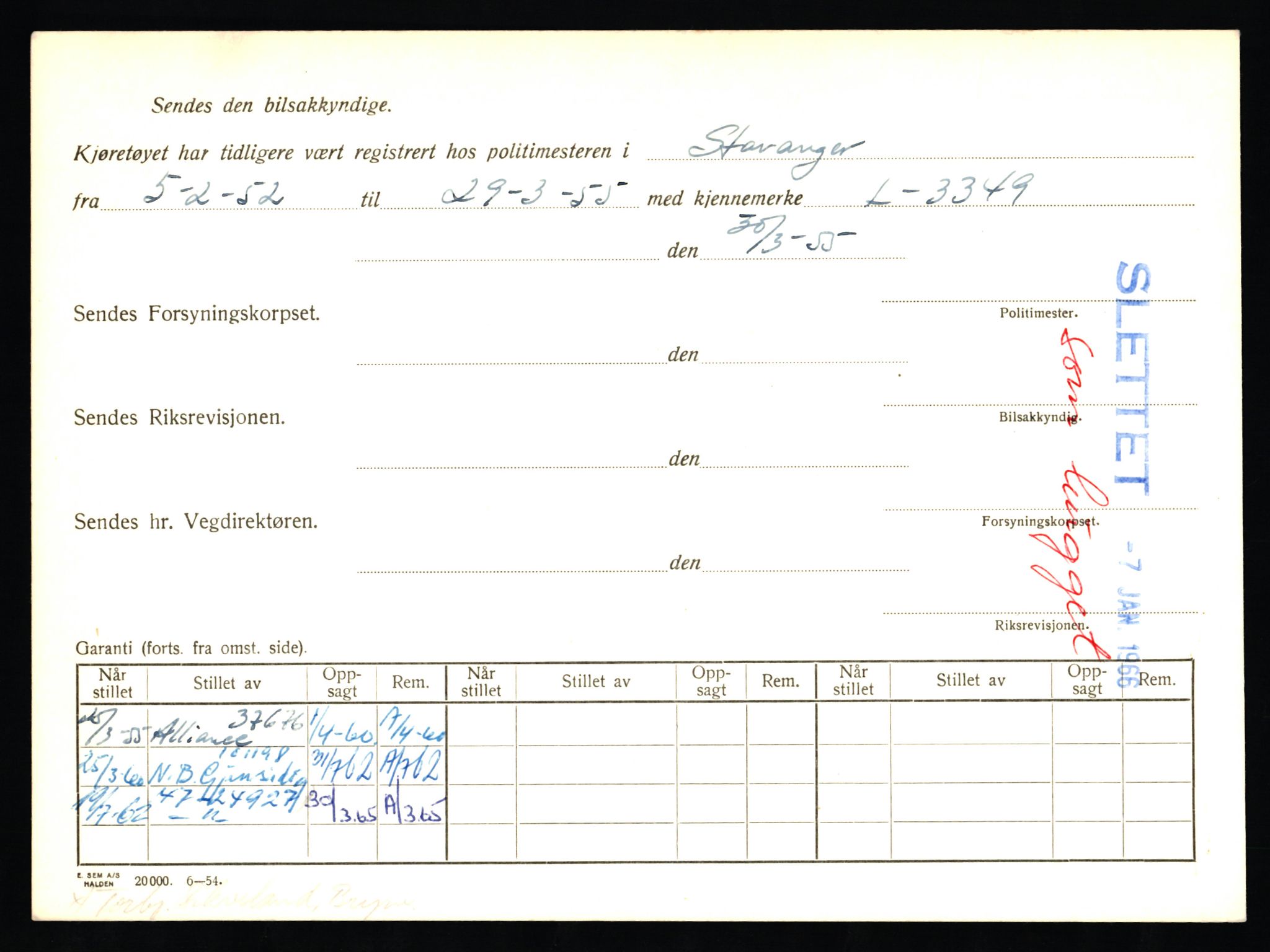 Stavanger trafikkstasjon, AV/SAST-A-101942/0/F/L0048: L-29100 - L-29899, 1930-1971, s. 408