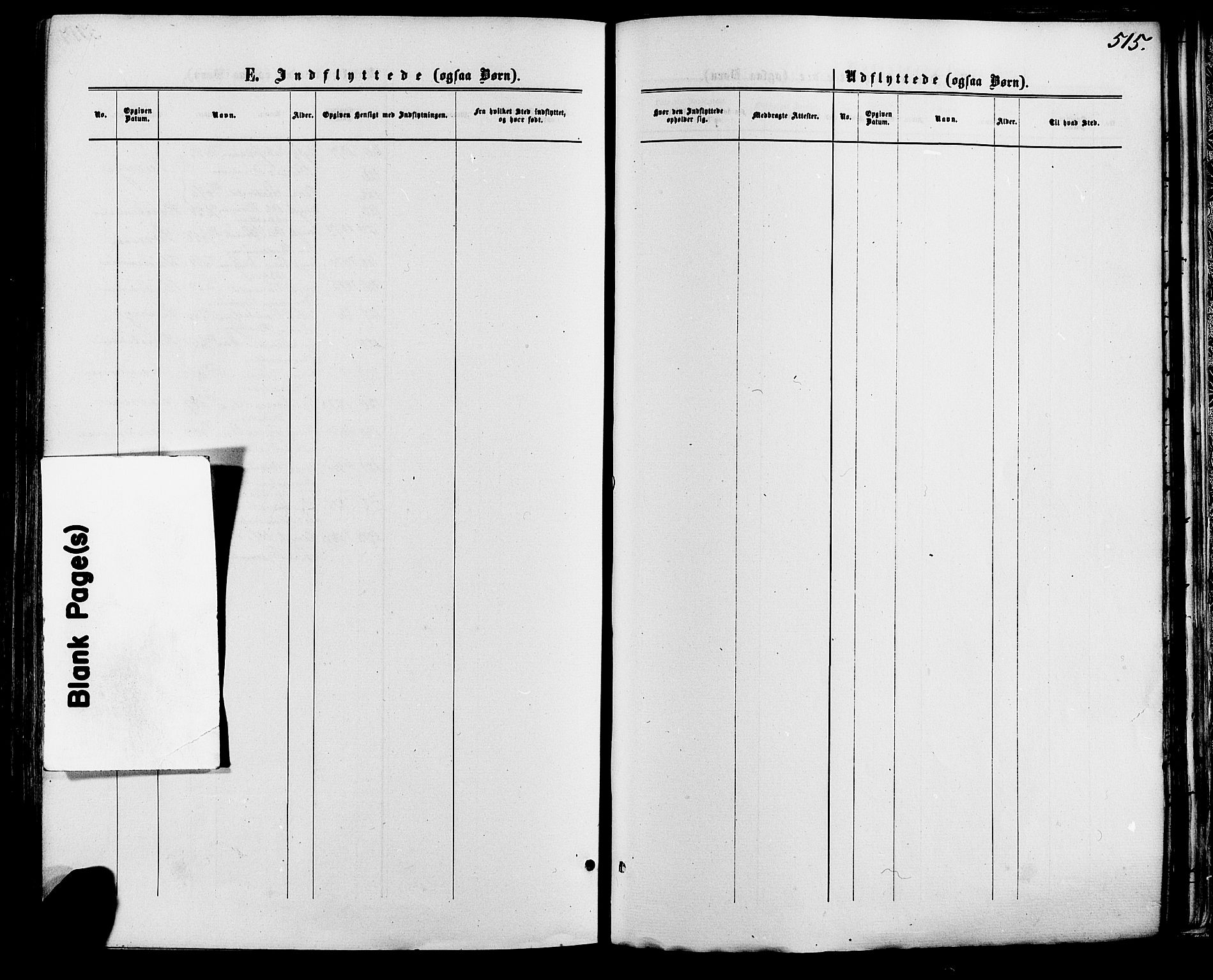 Vinger prestekontor, SAH/PREST-024/H/Ha/Haa/L0012: Ministerialbok nr. 12, 1871-1880, s. 515