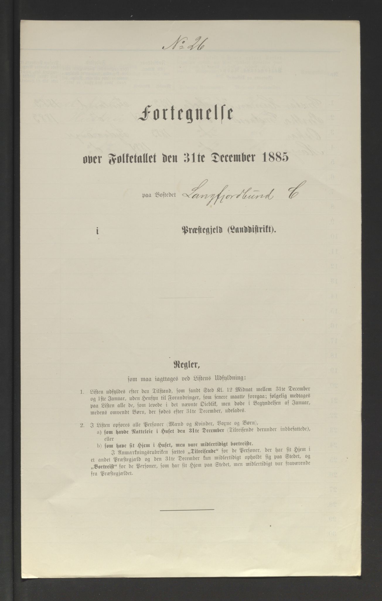 SATØ, Folketelling 1885 for 2030 Sør-Varanger herred, 1885, s. 99a