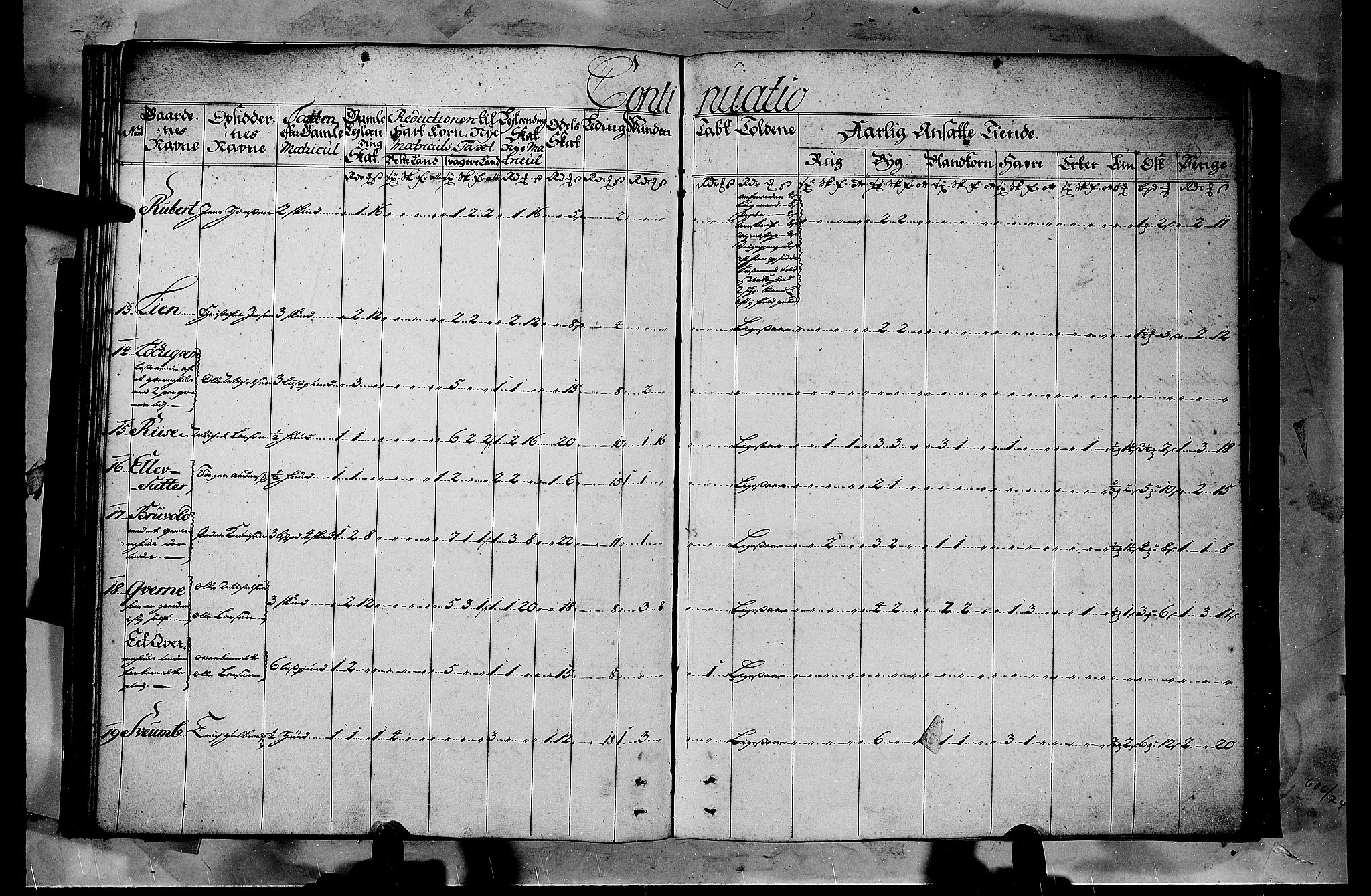 Rentekammeret inntil 1814, Realistisk ordnet avdeling, AV/RA-EA-4070/N/Nb/Nbf/L0103b: Hedmark matrikkelprotokoll, 1723, s. 42b-43a