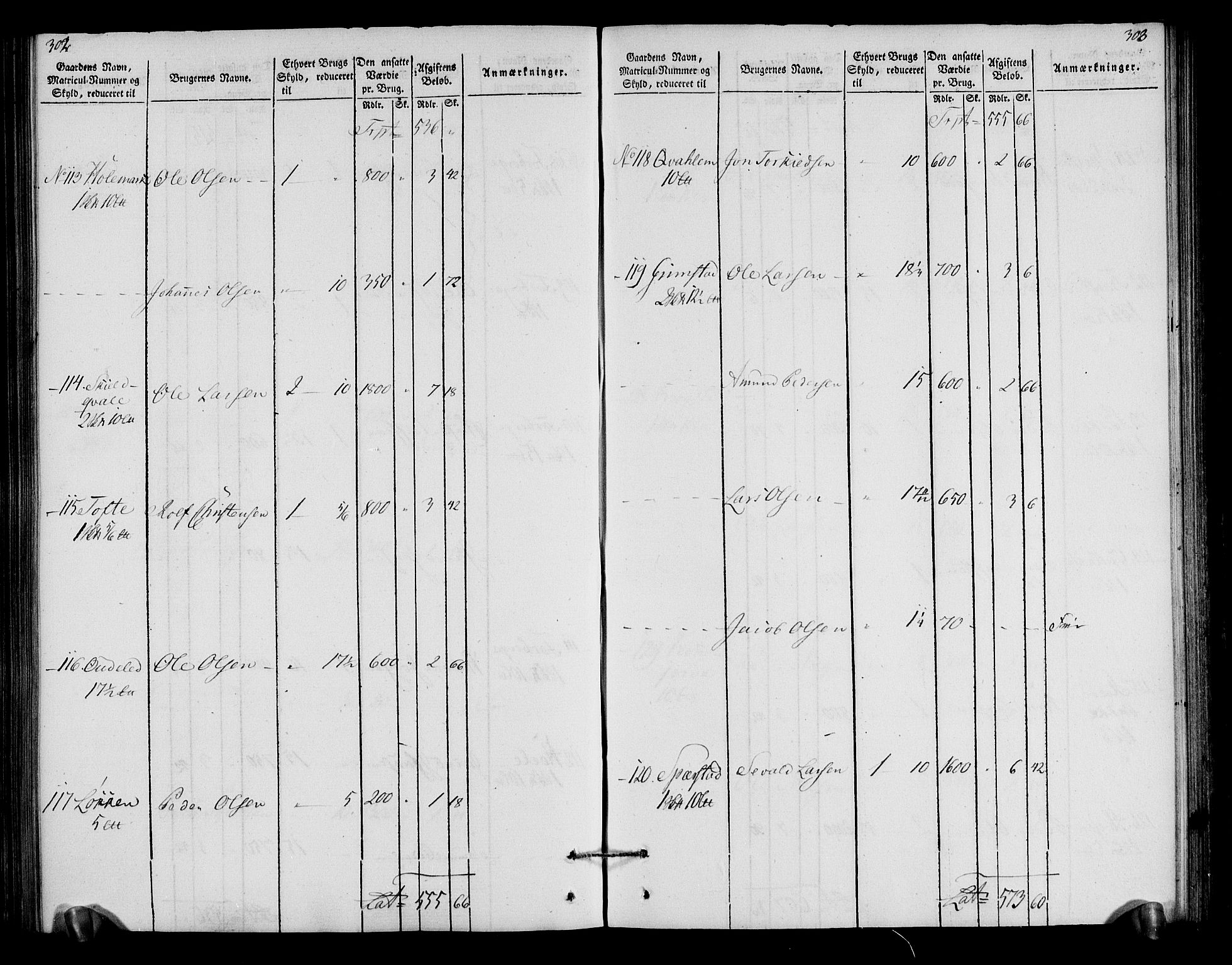 Rentekammeret inntil 1814, Realistisk ordnet avdeling, AV/RA-EA-4070/N/Ne/Nea/L0040: Gudbrandsdalen fogderi. Oppebørselsregister, 1803-1804, s. 157