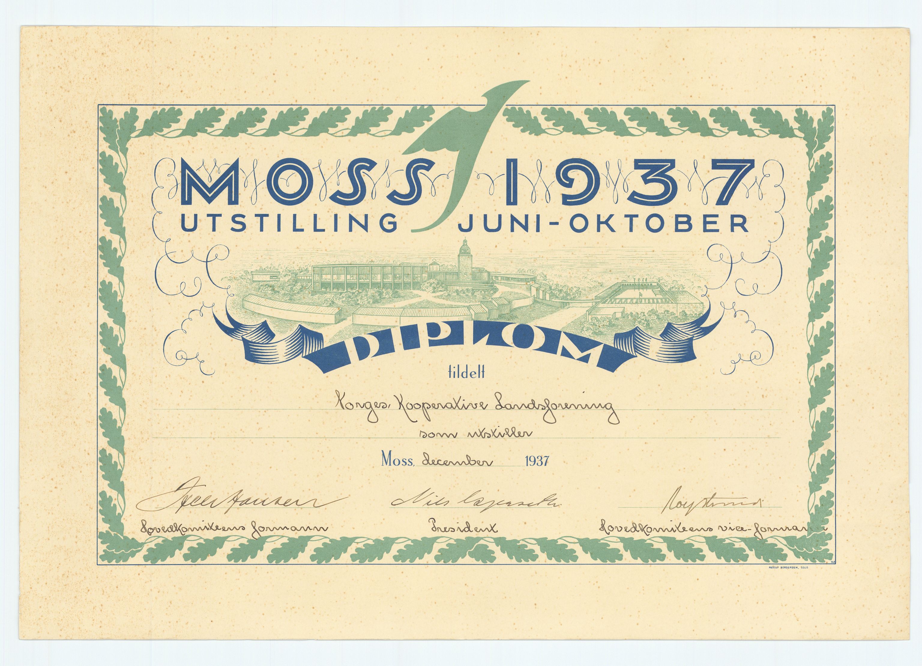 Coop NKL BA (Coop Norge SA), RA/PA-1394/Y/L0008: Mappe med reklameplakater, arbeidsreglement og diplomer. Stiftelsesprotokoller for noen av de første lokale kooperative selskaper, 1900-2005, s. 6