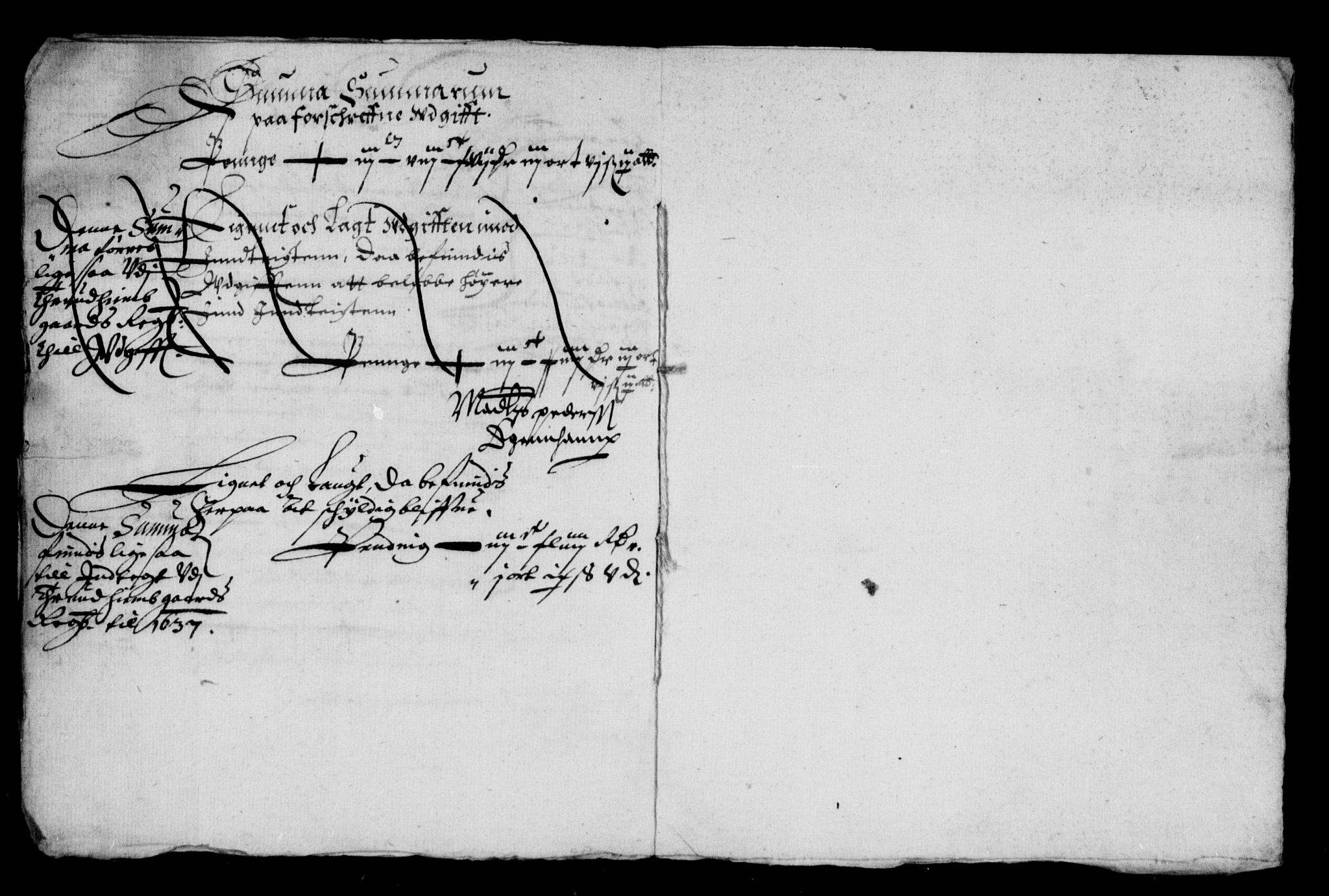 Rentekammeret inntil 1814, Reviderte regnskaper, Lensregnskaper, AV/RA-EA-5023/R/Rb/Rbw/L0058: Trondheim len, 1635-1637