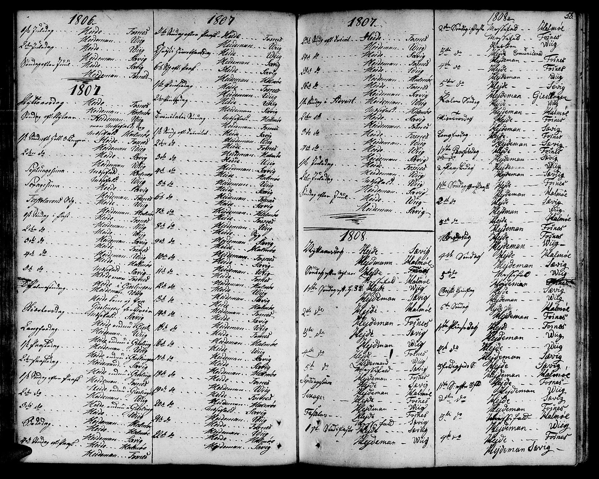 Ministerialprotokoller, klokkerbøker og fødselsregistre - Nord-Trøndelag, SAT/A-1458/773/L0608: Ministerialbok nr. 773A02, 1784-1816, s. 58