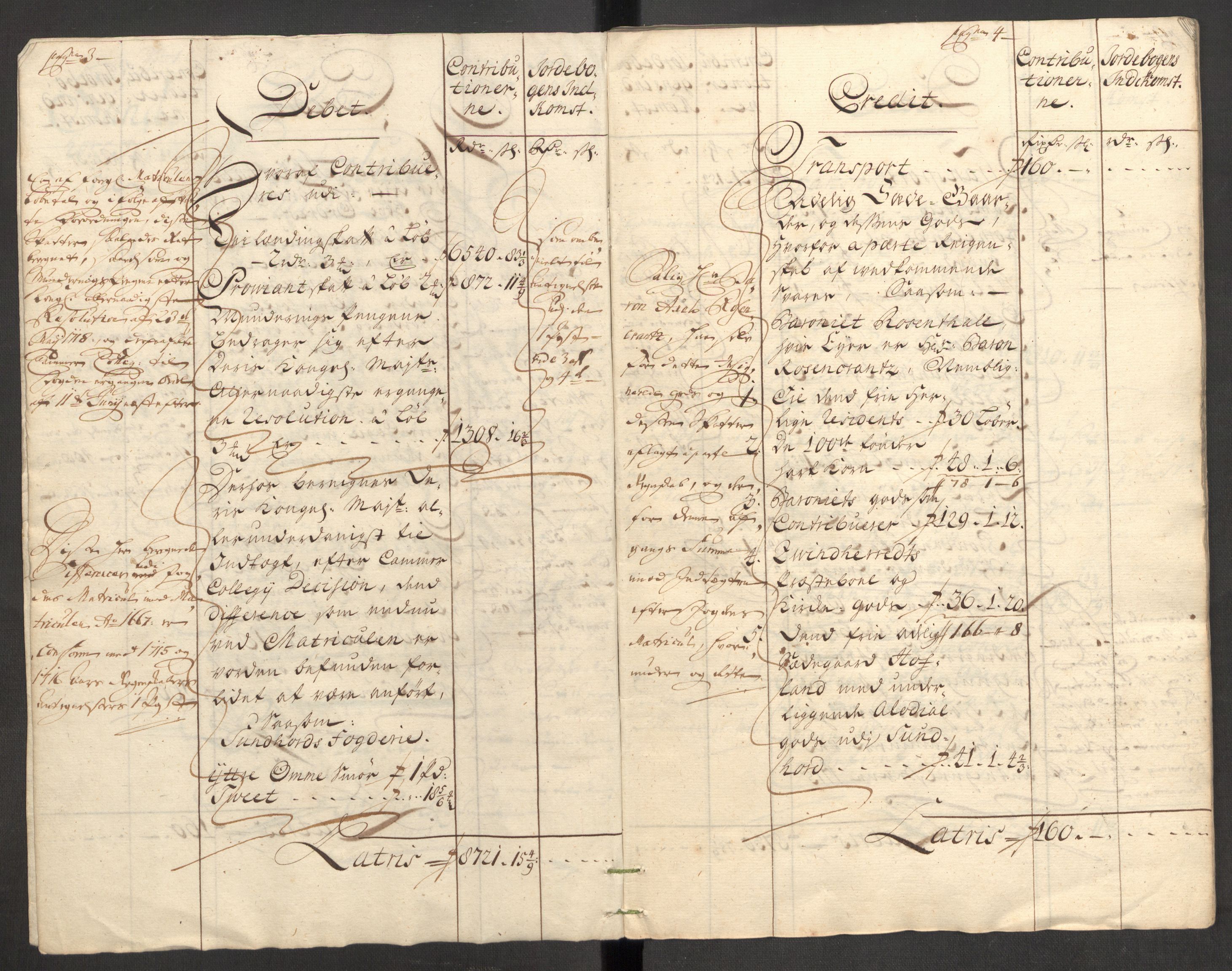 Rentekammeret inntil 1814, Reviderte regnskaper, Fogderegnskap, AV/RA-EA-4092/R48/L3000: Fogderegnskap Sunnhordland og Hardanger, 1721, s. 7