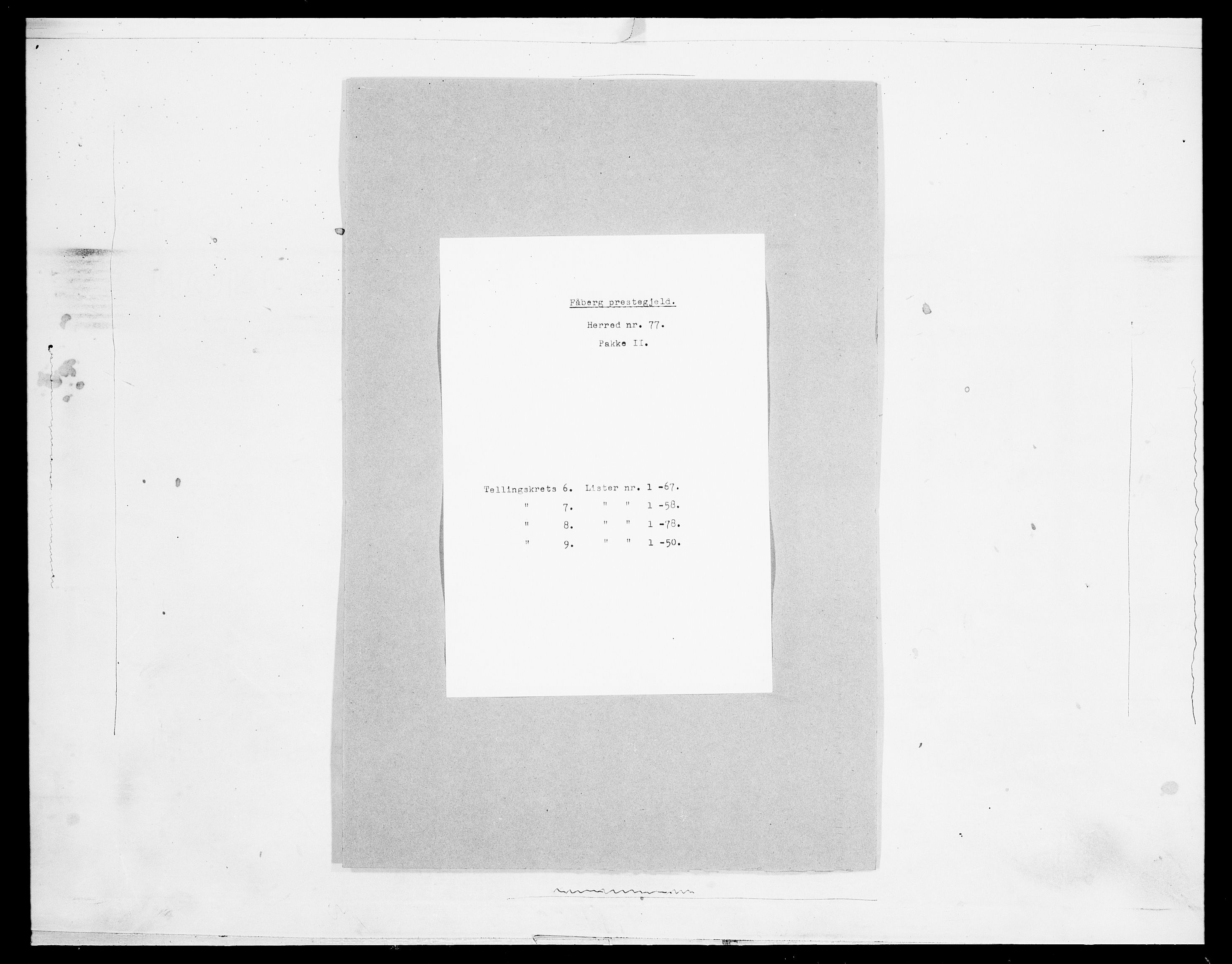 SAH, Folketelling 1875 for 0524L Fåberg prestegjeld, Fåberg sokn og Lillehammer landsokn, 1875, s. 697