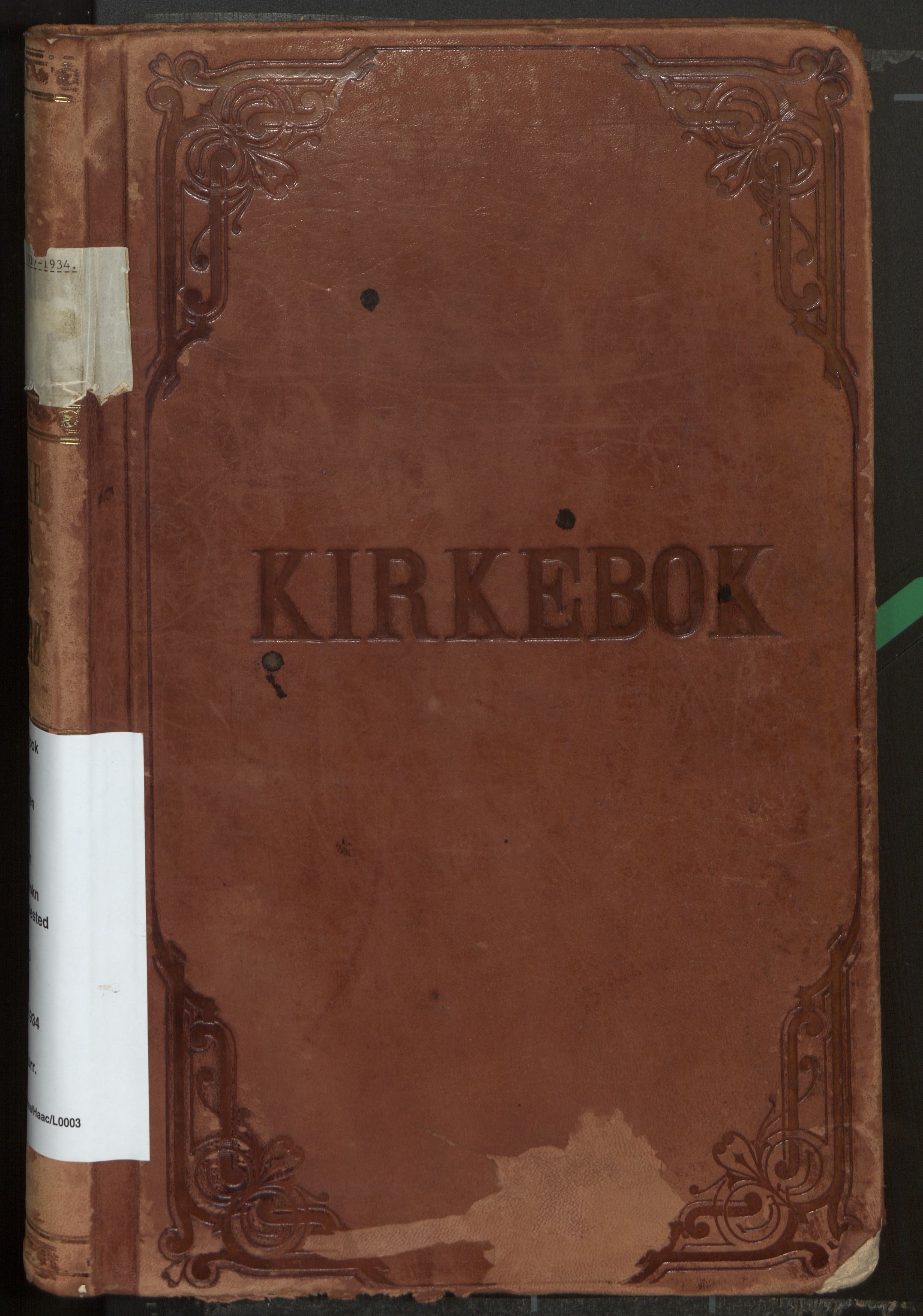 Kinn sokneprestembete, SAB/A-80801/H/Haa/Haac/L0003: Ministerialbok nr. C 3, 1917-1934