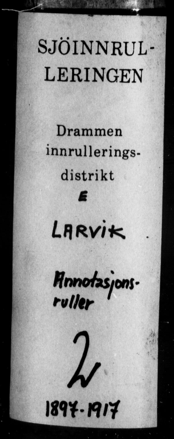 Larvik innrulleringskontor, SAKO/A-787/F/Fb/L0002: Annotasjonsrulle, 1897-1917, s. 1