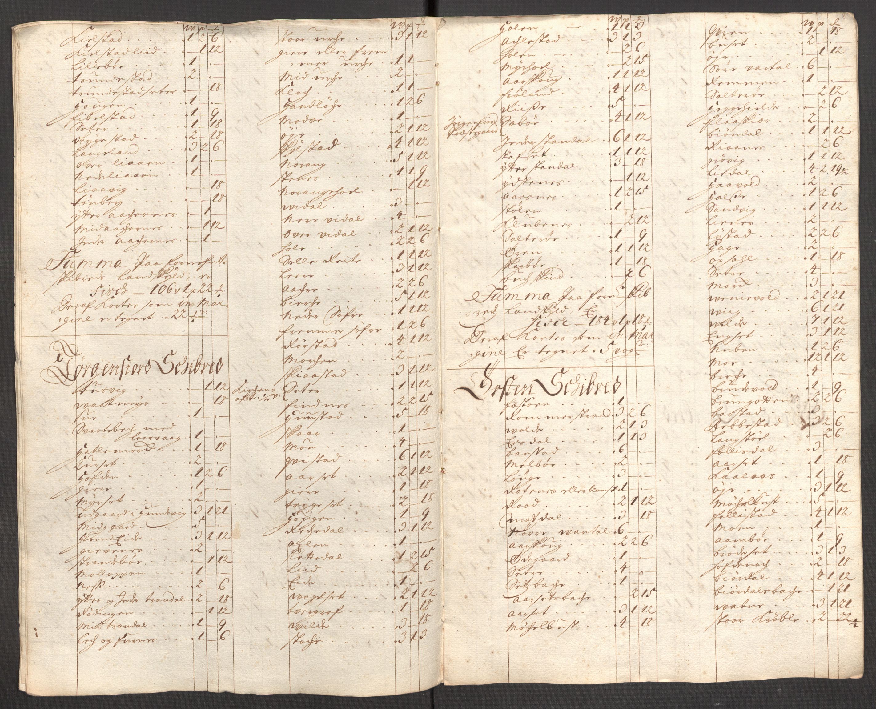 Rentekammeret inntil 1814, Reviderte regnskaper, Fogderegnskap, RA/EA-4092/R54/L3561: Fogderegnskap Sunnmøre, 1706-1707, s. 46