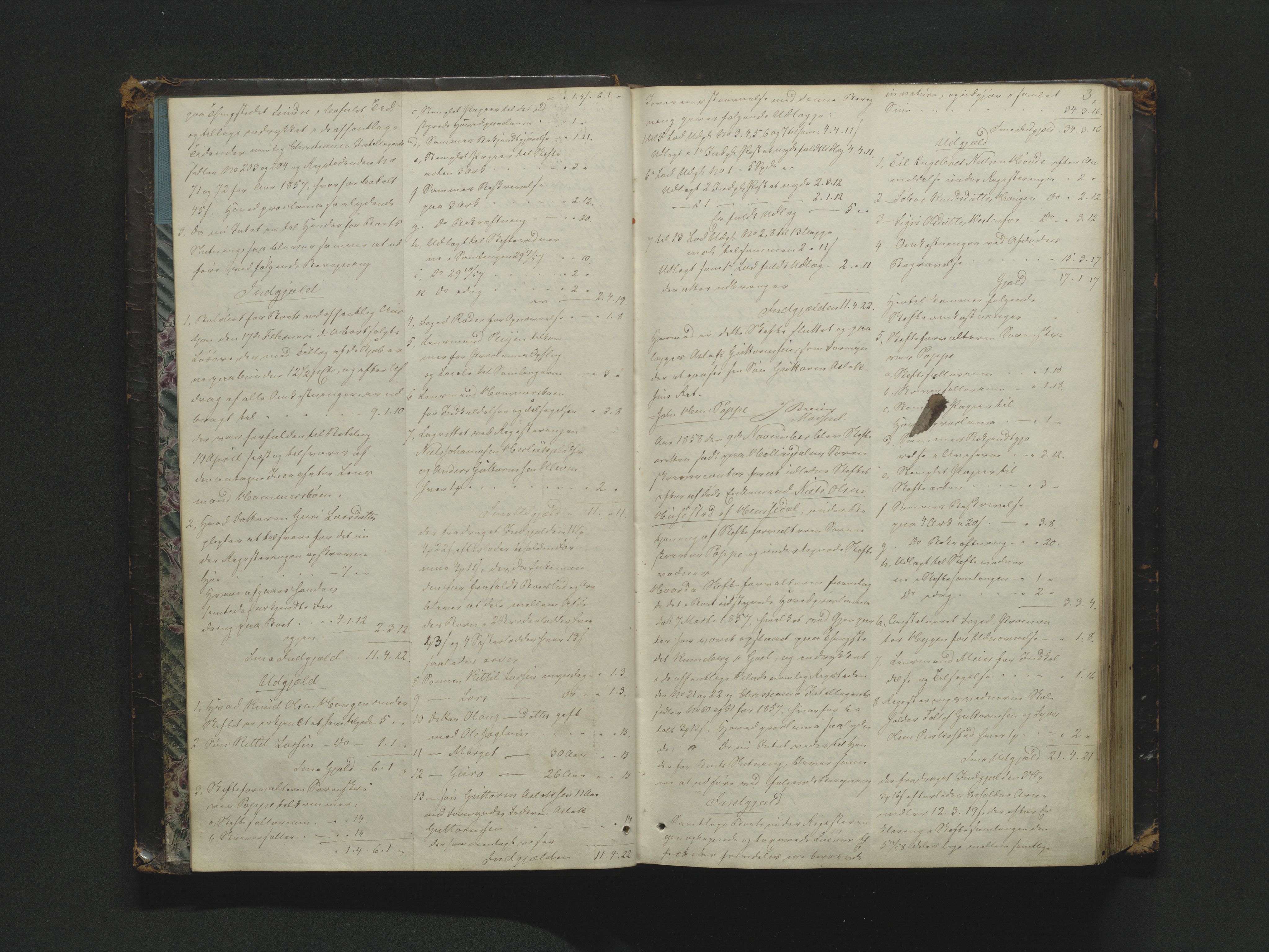 Hallingdal sorenskriveri, AV/SAKO-A-121/H/Hb/Hbd/L0002: Skifteutlodningsprotokoll, 1858-1866, s. 3