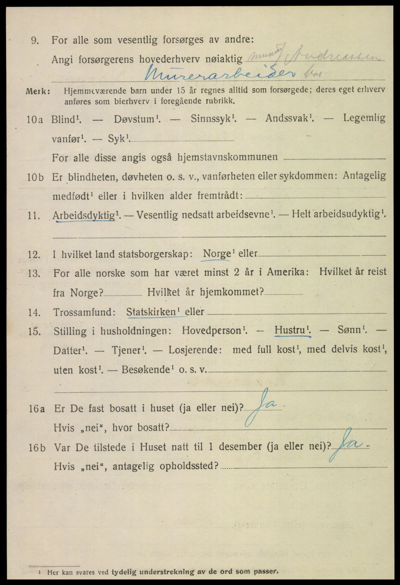 SAT, Folketelling 1920 for 1703 Namsos ladested, 1920, s. 3170