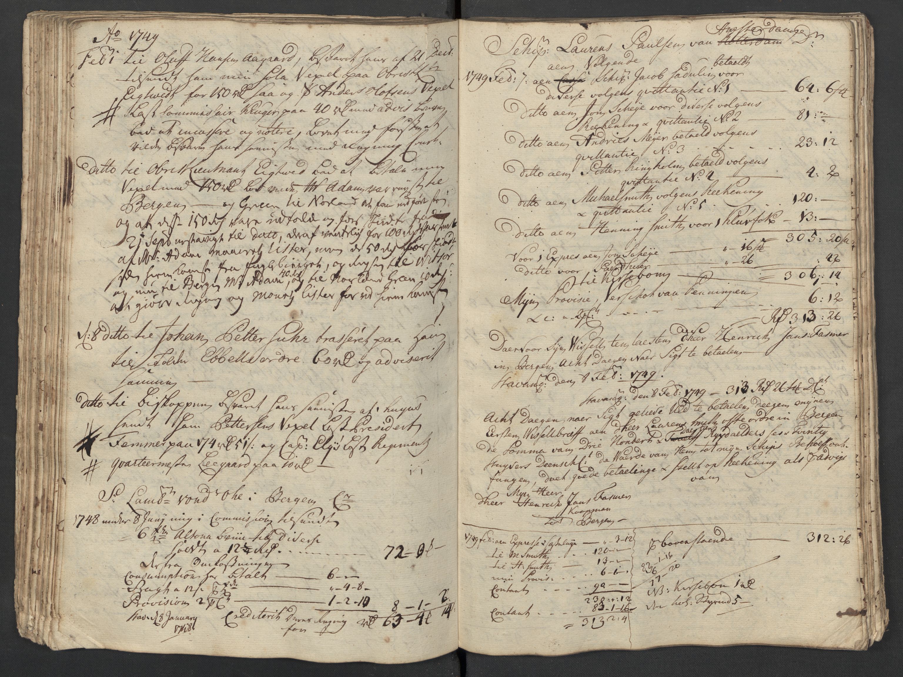 Pa 0119 - Smith, Lauritz Andersen og Lauritz Lauritzen, SAST/A-100231/O/L0001: Kopibøker m.m., 1746-1755, s. 86