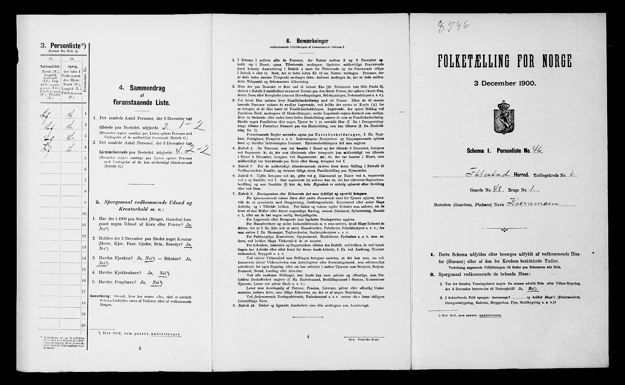 SATØ, Folketelling 1900 for 1917 Ibestad herred, 1900, s. 936