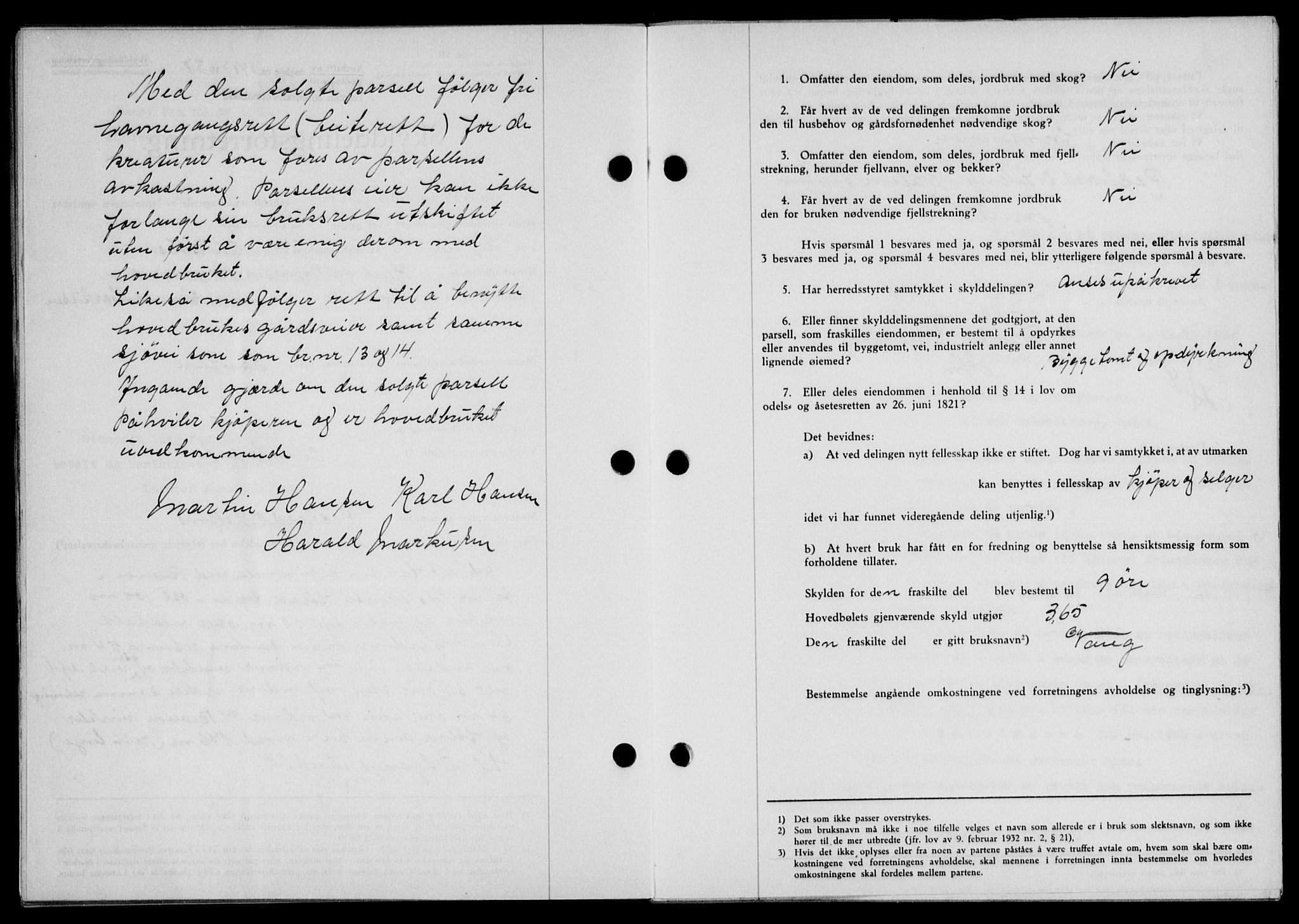 Lofoten sorenskriveri, SAT/A-0017/1/2/2C/L0002a: Pantebok nr. 2a, 1937-1937, Dagboknr: 1417/1937