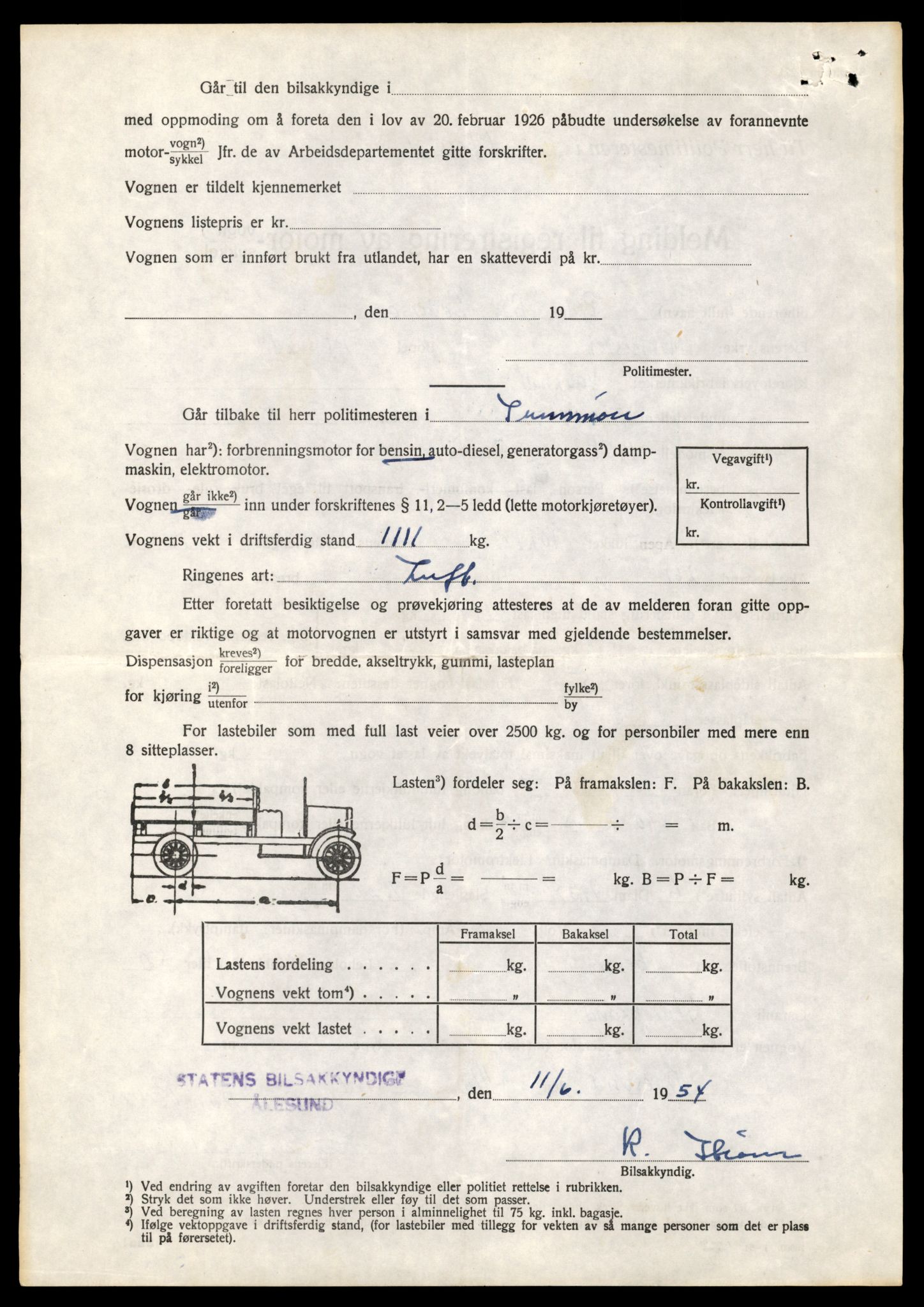 Møre og Romsdal vegkontor - Ålesund trafikkstasjon, AV/SAT-A-4099/F/Fe/L0046: Registreringskort for kjøretøy T 14445 - T 14579, 1927-1998