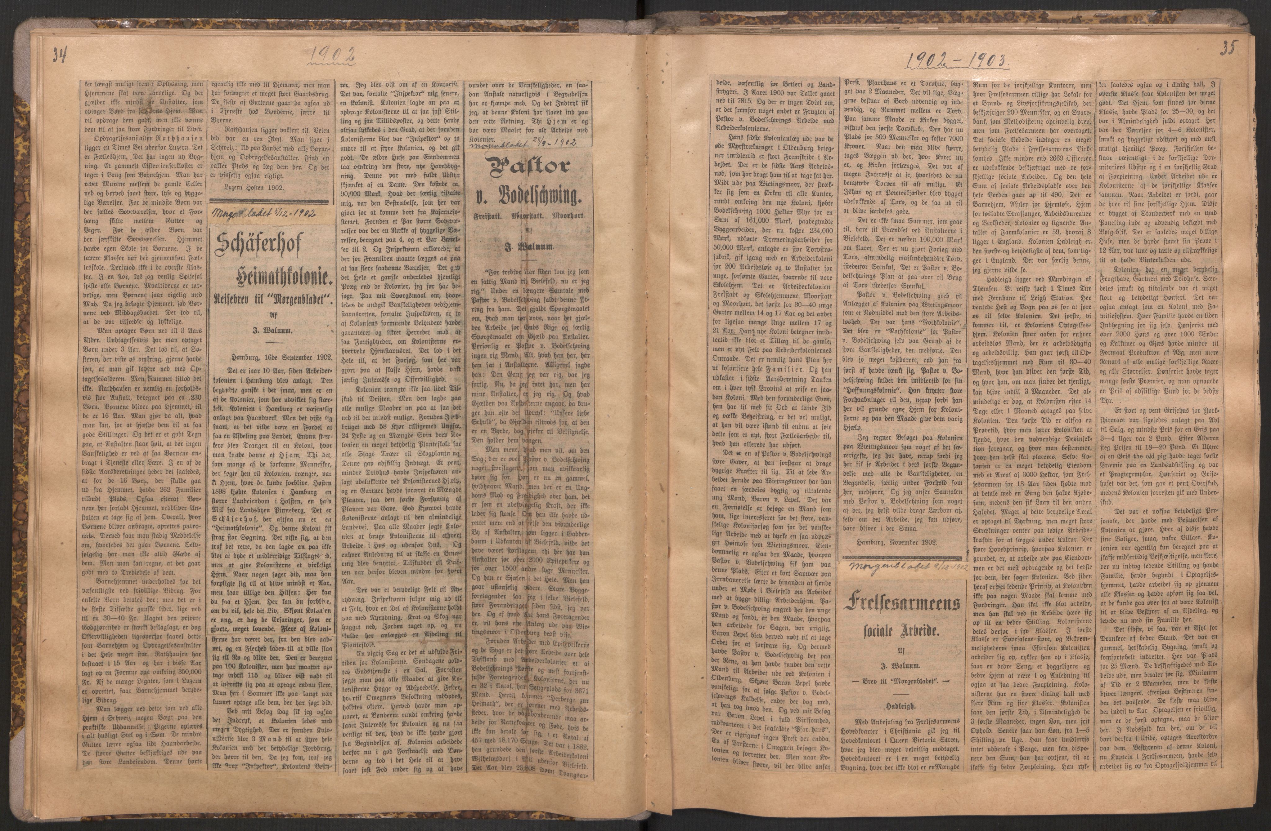 Norsk Misjon Blant Hjemløse, AV/RA-PA-0793/F/Fv/L0534: Utklipp, 1897-1919, s. 34-35