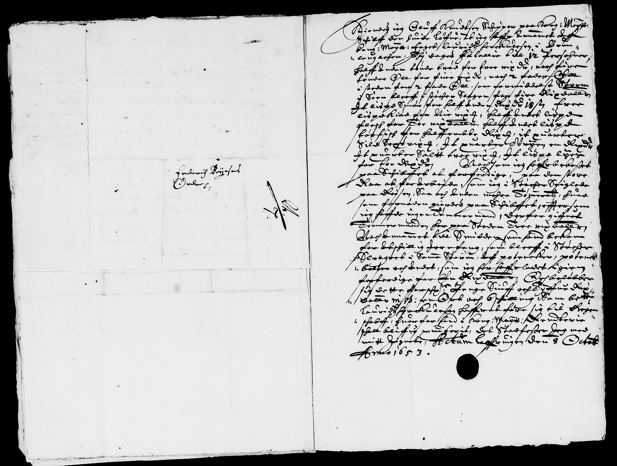 Rentekammeret inntil 1814, Reviderte regnskaper, Lensregnskaper, AV/RA-EA-5023/R/Rb/Rbl/L0011: Brunla len, 1652-1658