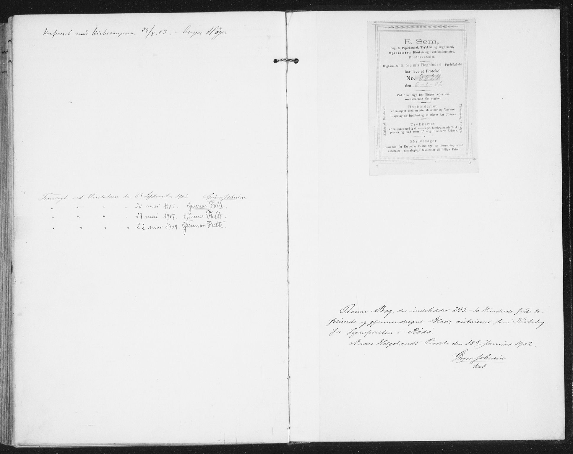 Ministerialprotokoller, klokkerbøker og fødselsregistre - Nordland, SAT/A-1459/841/L0612: Ministerialbok nr. 841A15, 1902-1910