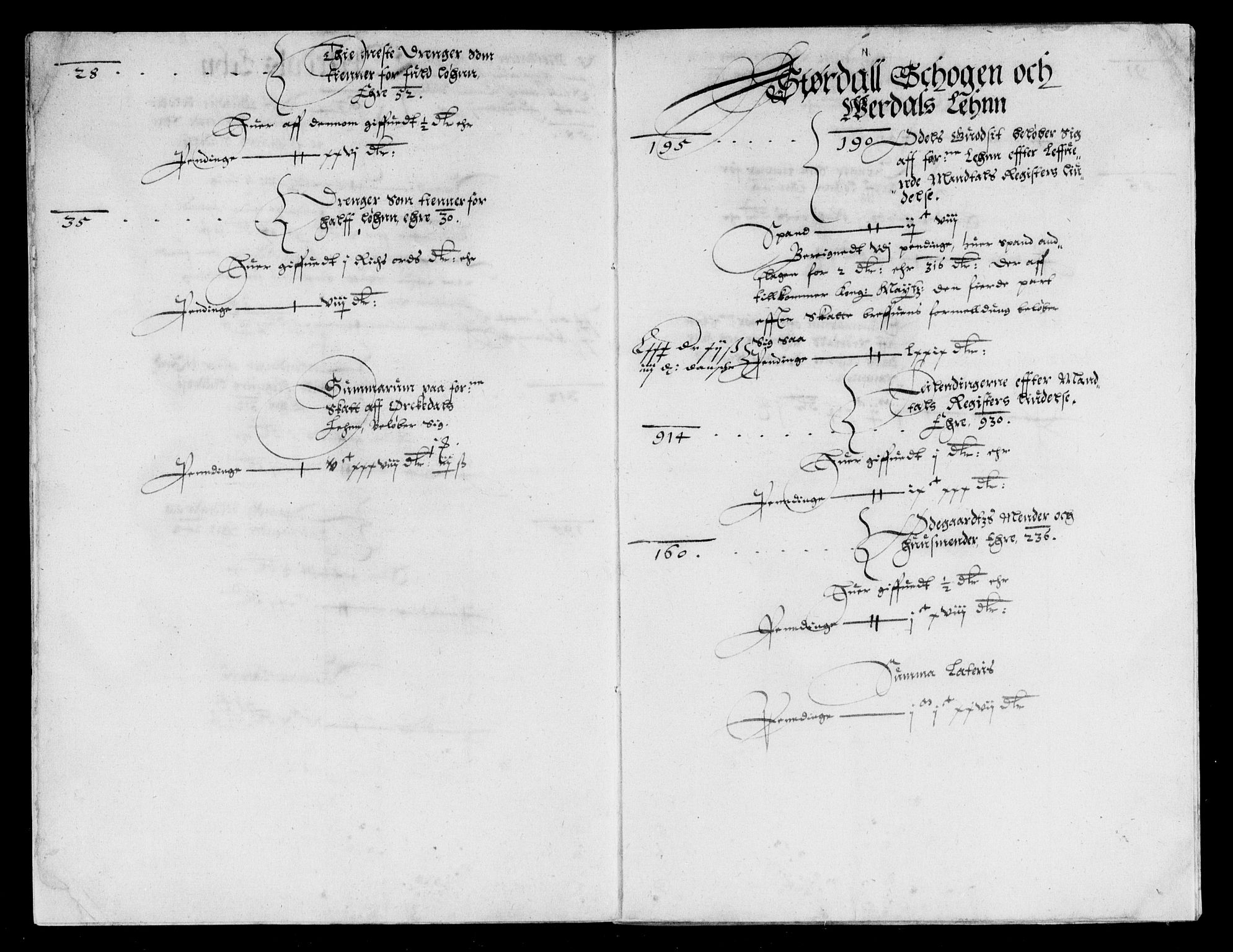 Rentekammeret inntil 1814, Reviderte regnskaper, Lensregnskaper, AV/RA-EA-5023/R/Rb/Rbw/L0012: Trondheim len, 1613-1615