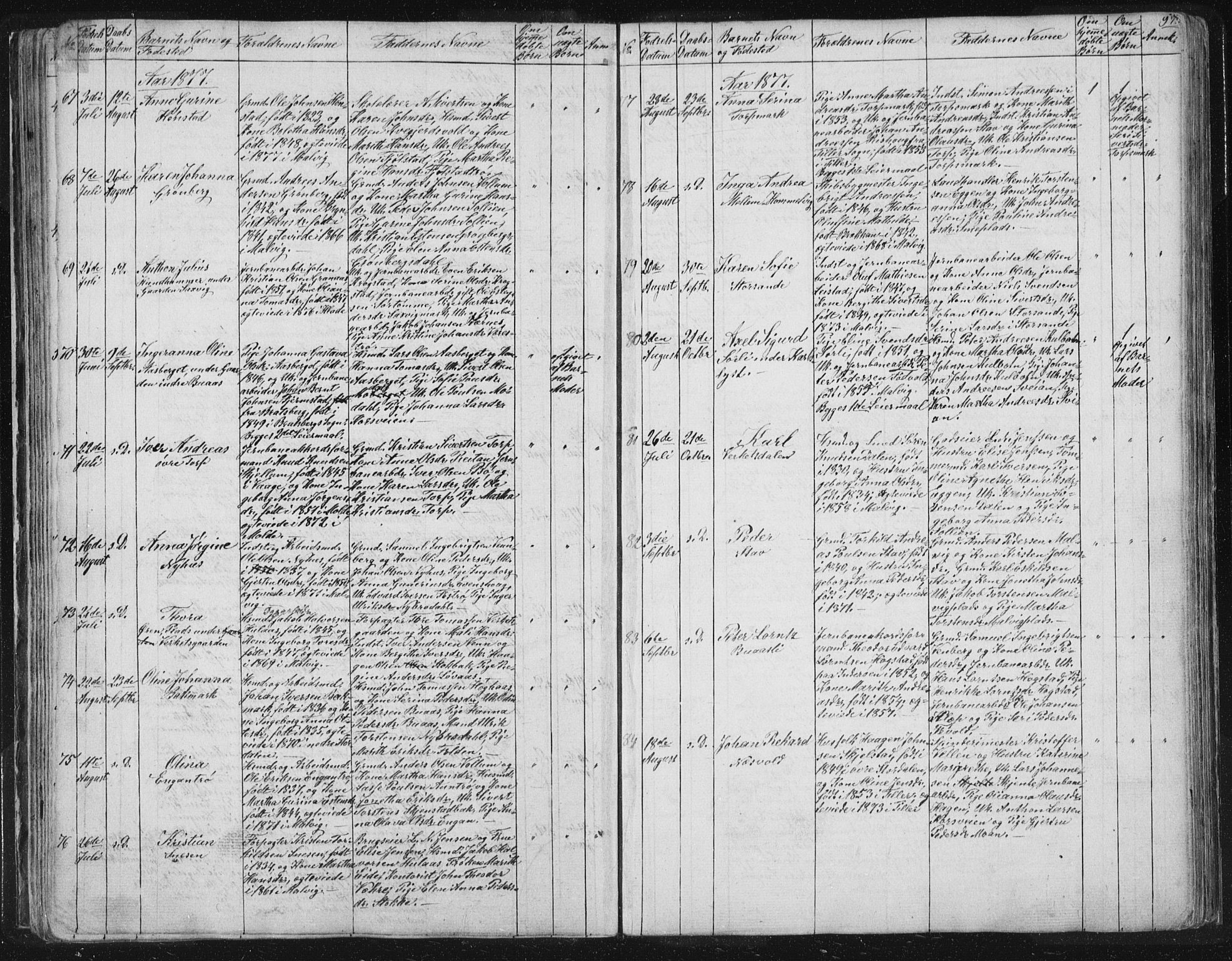 Ministerialprotokoller, klokkerbøker og fødselsregistre - Sør-Trøndelag, AV/SAT-A-1456/616/L0406: Ministerialbok nr. 616A03, 1843-1879, s. 97