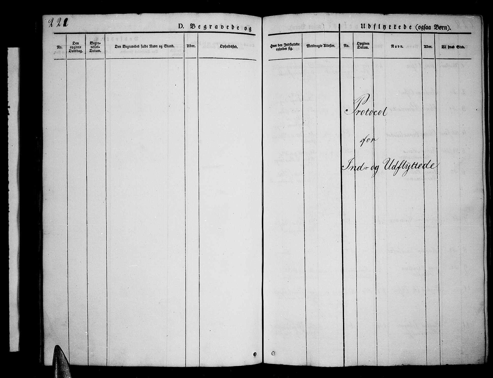 Kvæfjord sokneprestkontor, AV/SATØ-S-1323/G/Ga/Gab/L0002klokker: Klokkerbok nr. 2, 1841-1855, s. 221