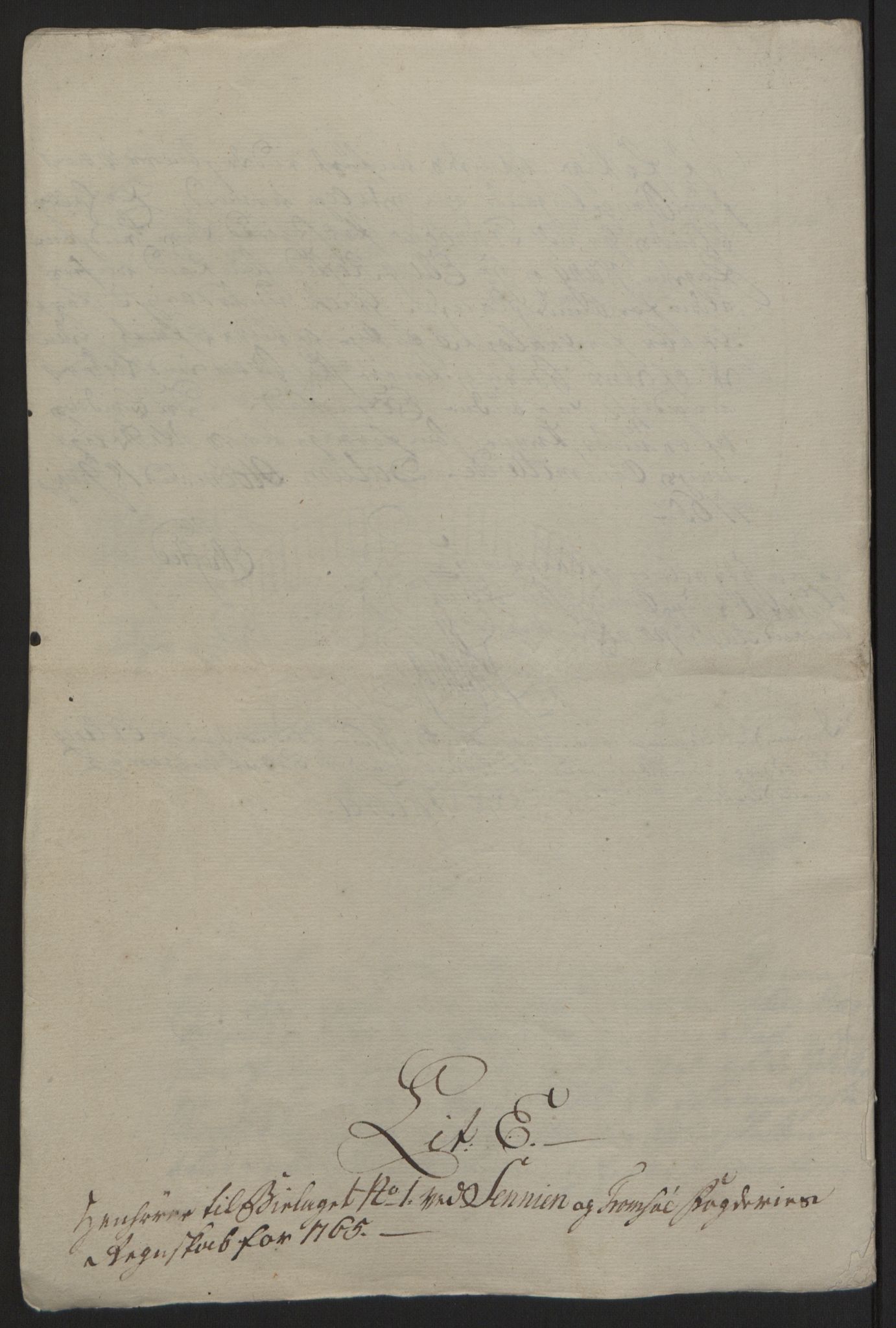 Rentekammeret inntil 1814, Reviderte regnskaper, Fogderegnskap, RA/EA-4092/R68/L4845: Ekstraskatten Senja og Troms, 1762-1765, s. 516