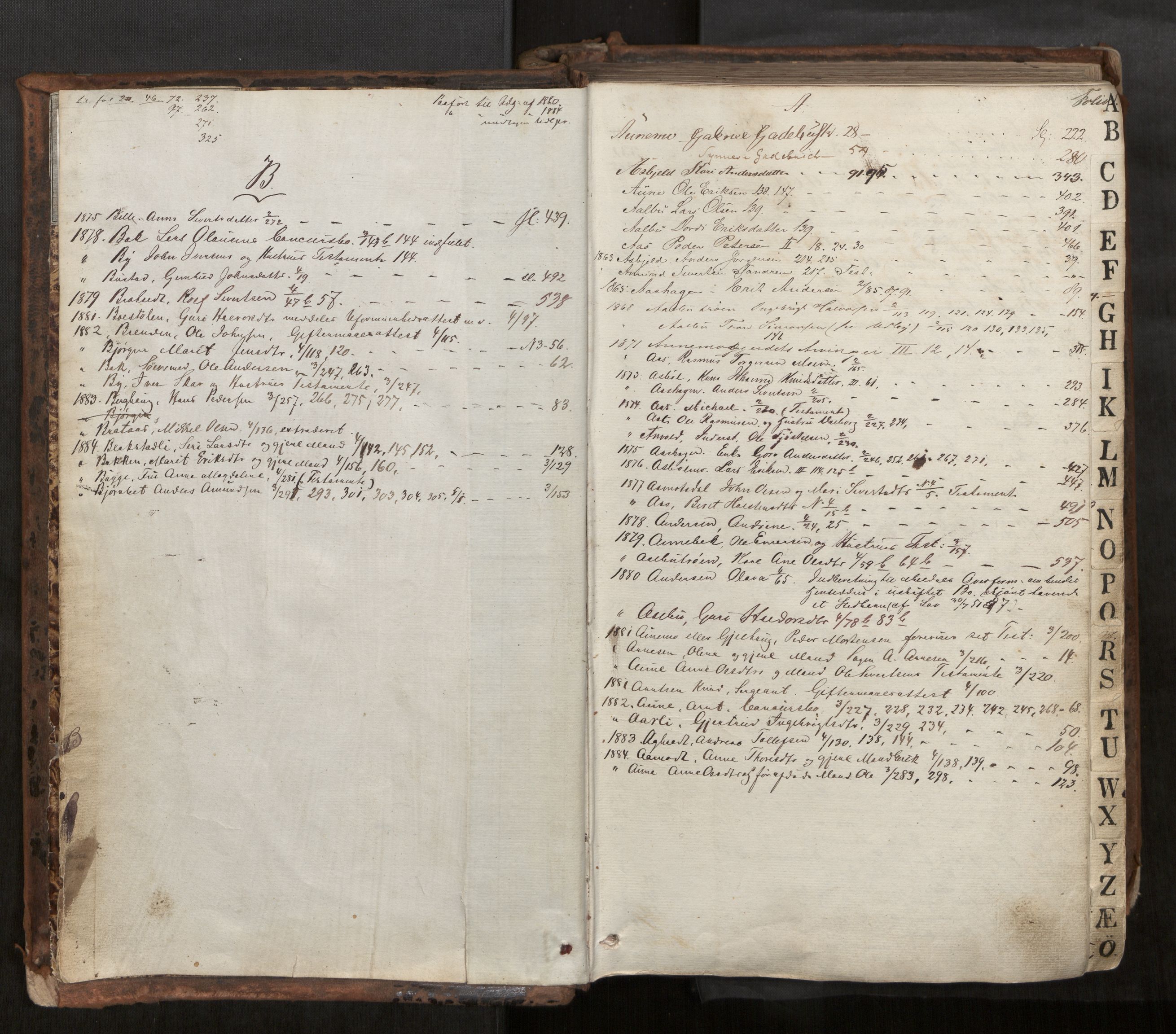 Orkdal sorenskriveri, AV/SAT-A-4169/1/3/3B/L0004: Skiftebehandlingsprotokoll, 1851-1870, s. 1