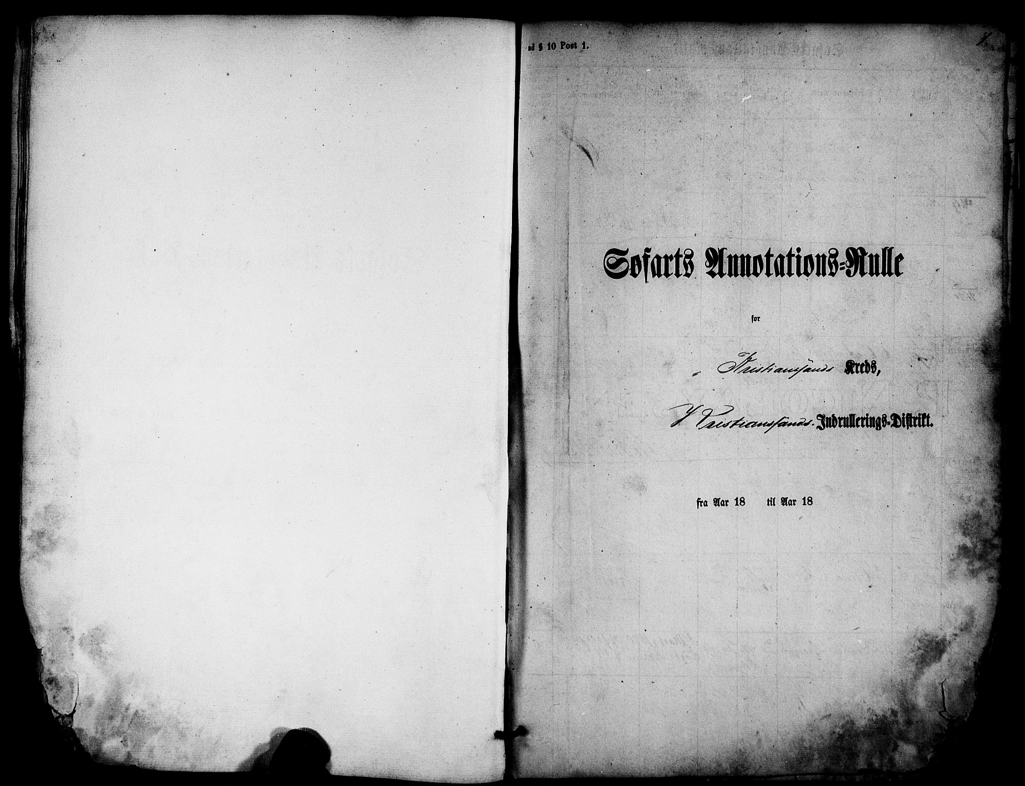 Kristiansand mønstringskrets, SAK/2031-0015/F/Fa/L0012: Annotasjonsrulle nr 1-507b med register, X-5, 1860-1908, s. 17