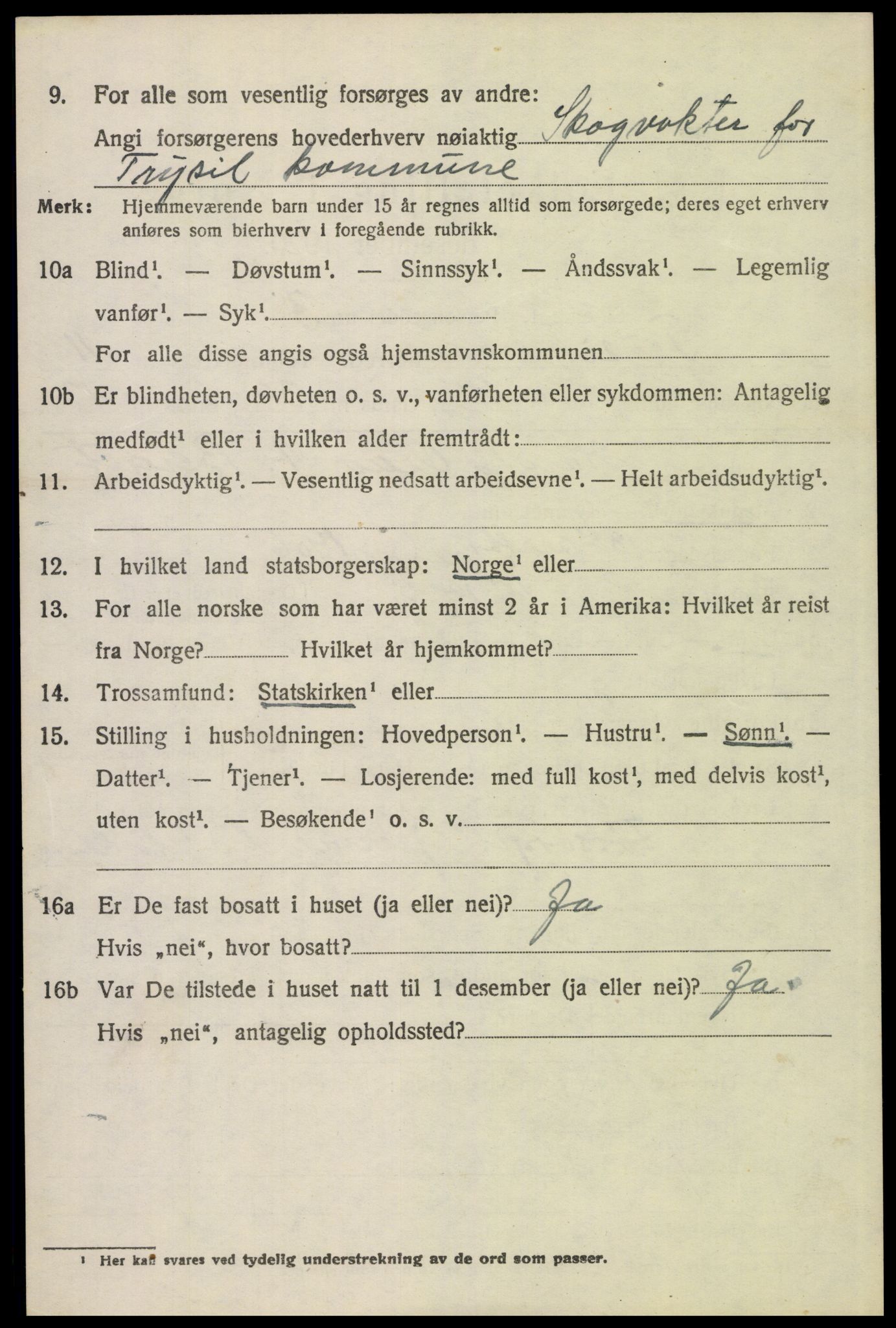 SAH, Folketelling 1920 for 0428 Trysil herred, 1920, s. 7060