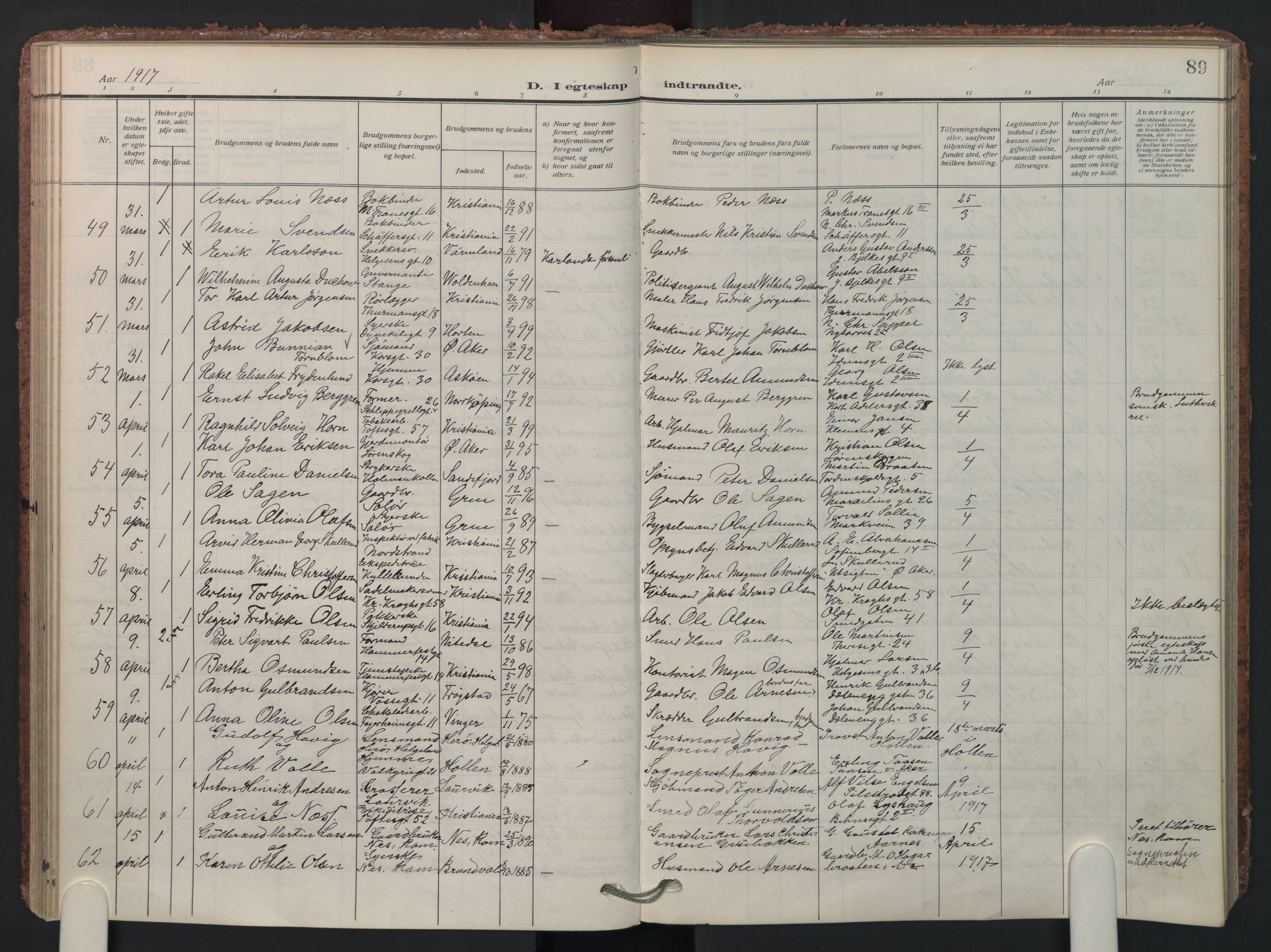 Petrus prestekontor Kirkebøker, AV/SAO-A-10872/F/Fa/L0013: Ministerialbok nr. 13, 1911-1925, s. 89