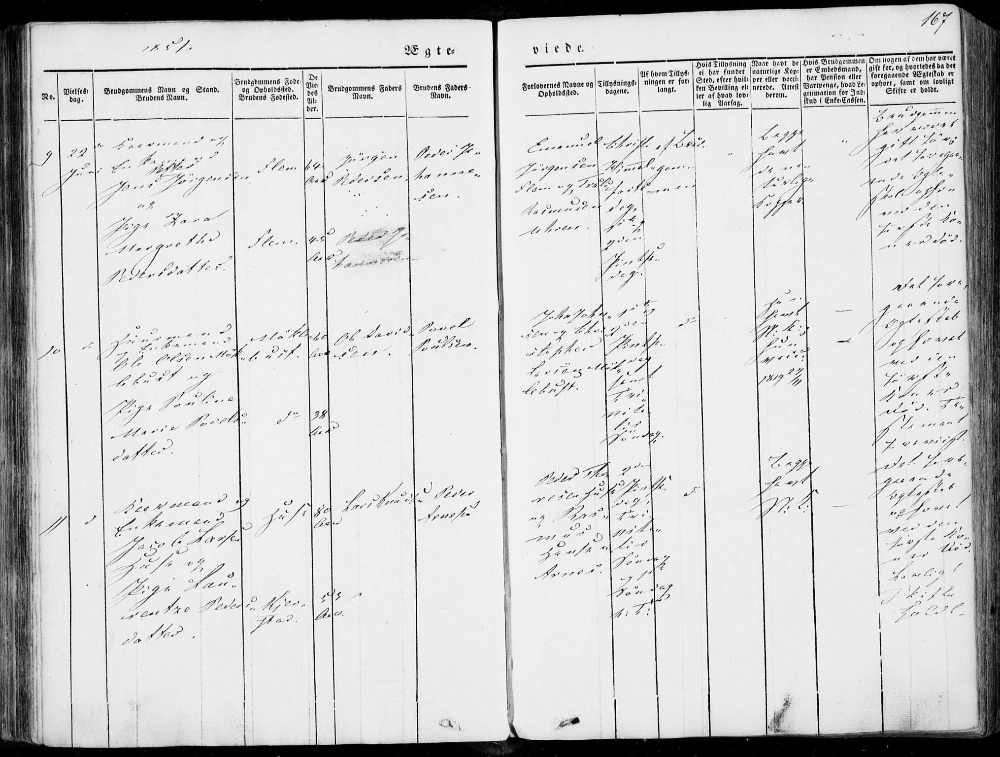 Ministerialprotokoller, klokkerbøker og fødselsregistre - Møre og Romsdal, AV/SAT-A-1454/536/L0497: Ministerialbok nr. 536A06, 1845-1865, s. 167
