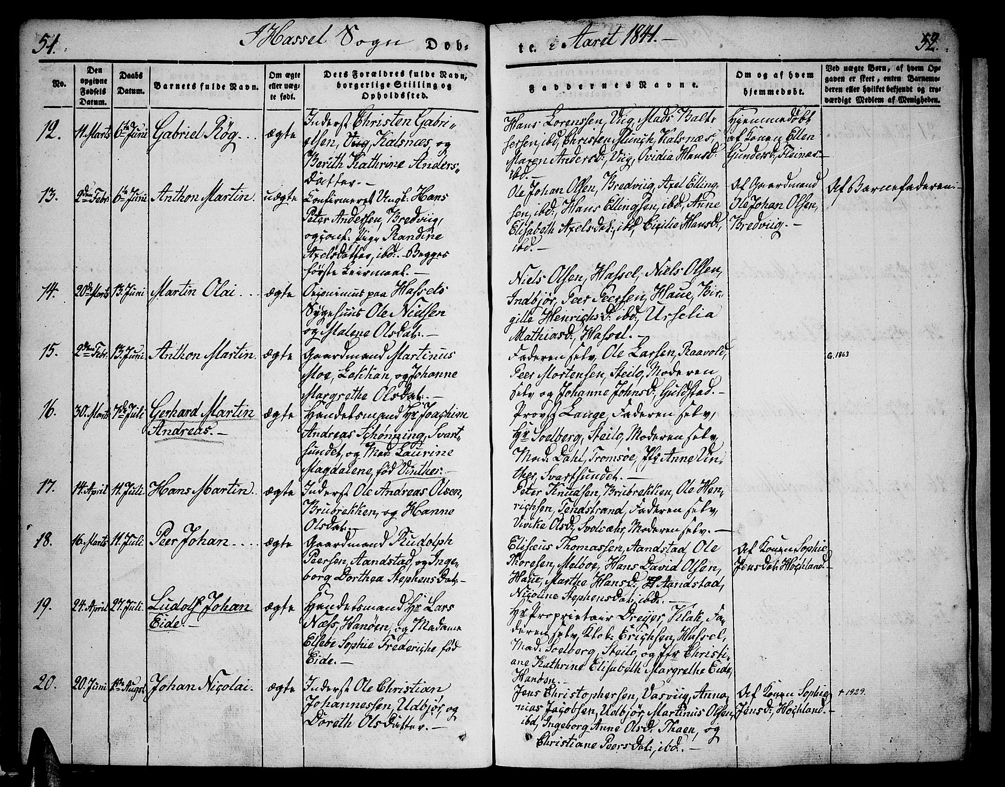 Ministerialprotokoller, klokkerbøker og fødselsregistre - Nordland, AV/SAT-A-1459/888/L1239: Ministerialbok nr. 888A06 /1, 1837-1849, s. 51-52