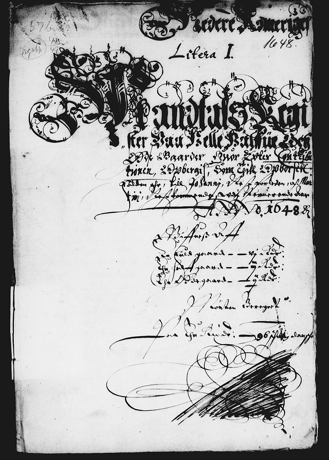 Rentekammeret inntil 1814, Reviderte regnskaper, Lensregnskaper, RA/EA-5023/R/Rb/Rba/L0196: Akershus len, 1648-1649