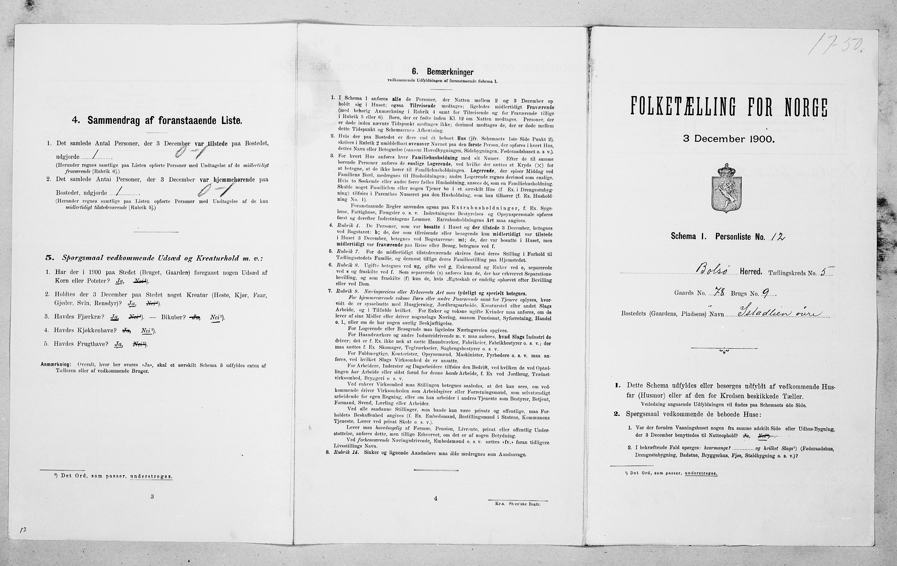 SAT, Folketelling 1900 for 1544 Bolsøy herred, 1900, s. 949