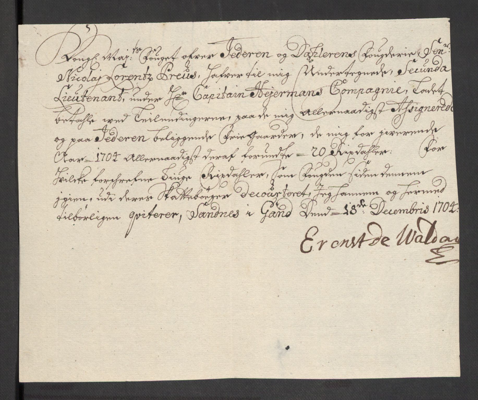 Rentekammeret inntil 1814, Reviderte regnskaper, Fogderegnskap, AV/RA-EA-4092/R46/L2732: Fogderegnskap Jæren og Dalane, 1703-1704, s. 111