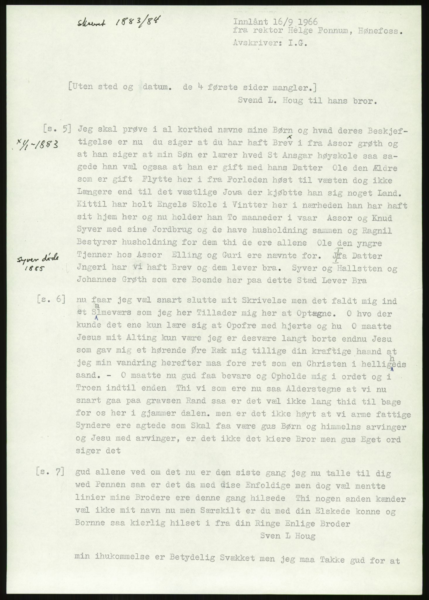 Samlinger til kildeutgivelse, Amerikabrevene, RA/EA-4057/F/L0019: Innlån fra Buskerud: Fonnem - Kristoffersen, 1838-1914, s. 179