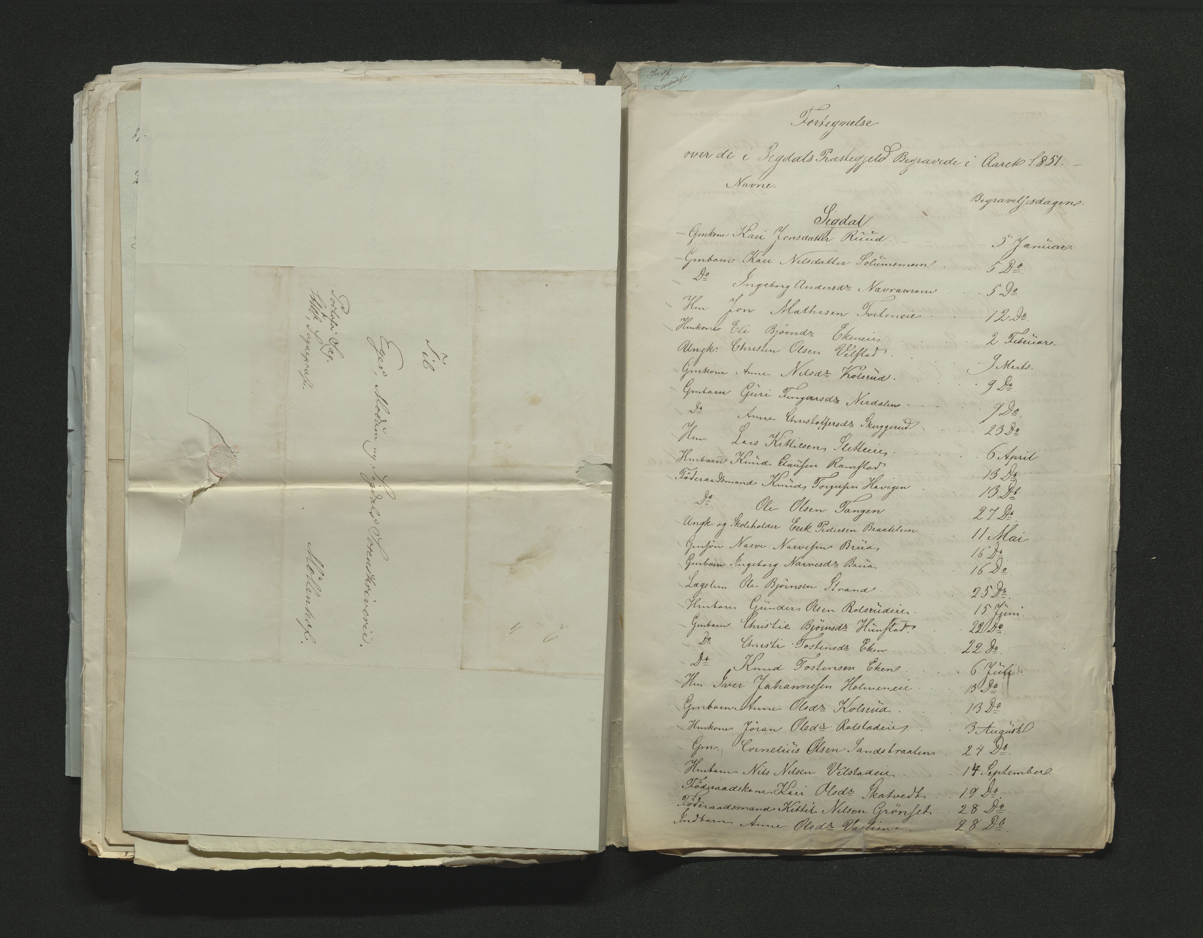 Eiker, Modum og Sigdal sorenskriveri, AV/SAKO-A-123/H/Ha/Hab/L0008: Dødsfallsmeldinger, 1850-1853