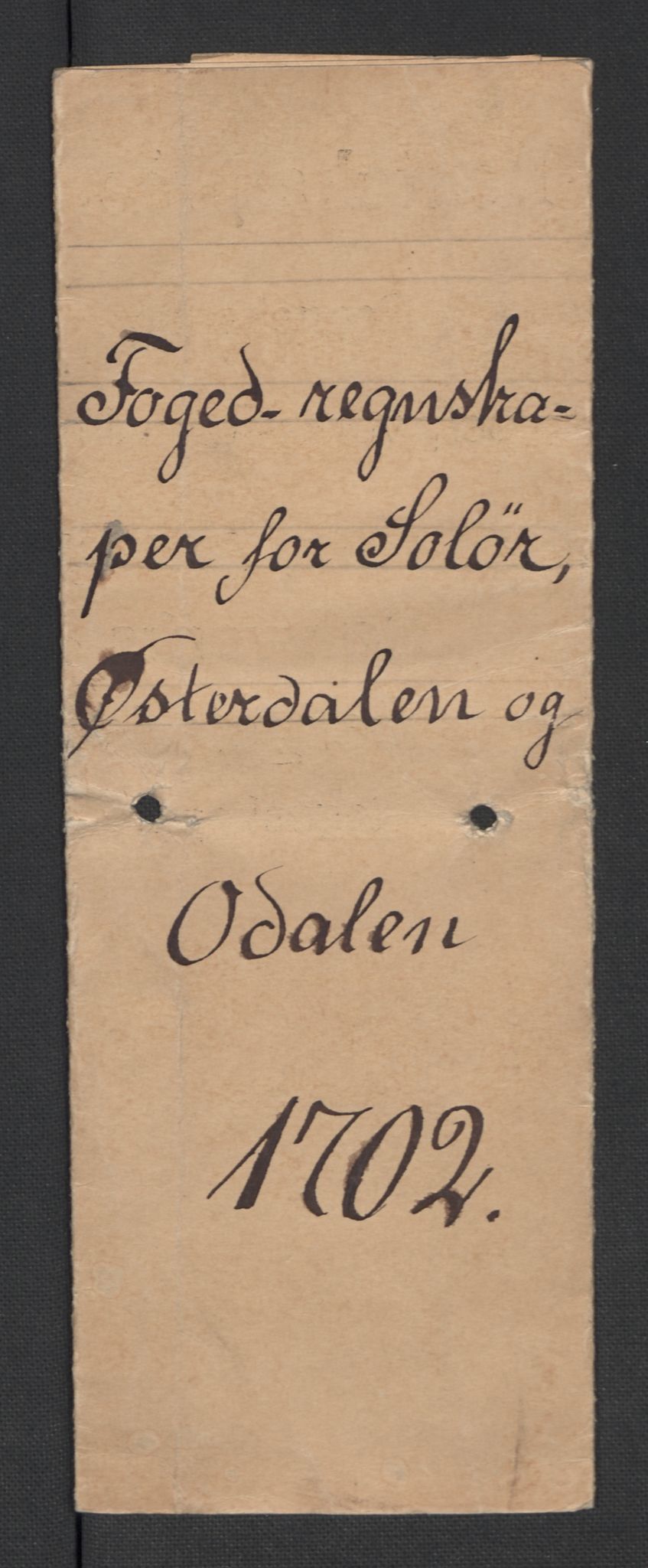 Rentekammeret inntil 1814, Reviderte regnskaper, Fogderegnskap, RA/EA-4092/R13/L0842: Fogderegnskap Solør, Odal og Østerdal, 1704, s. 3