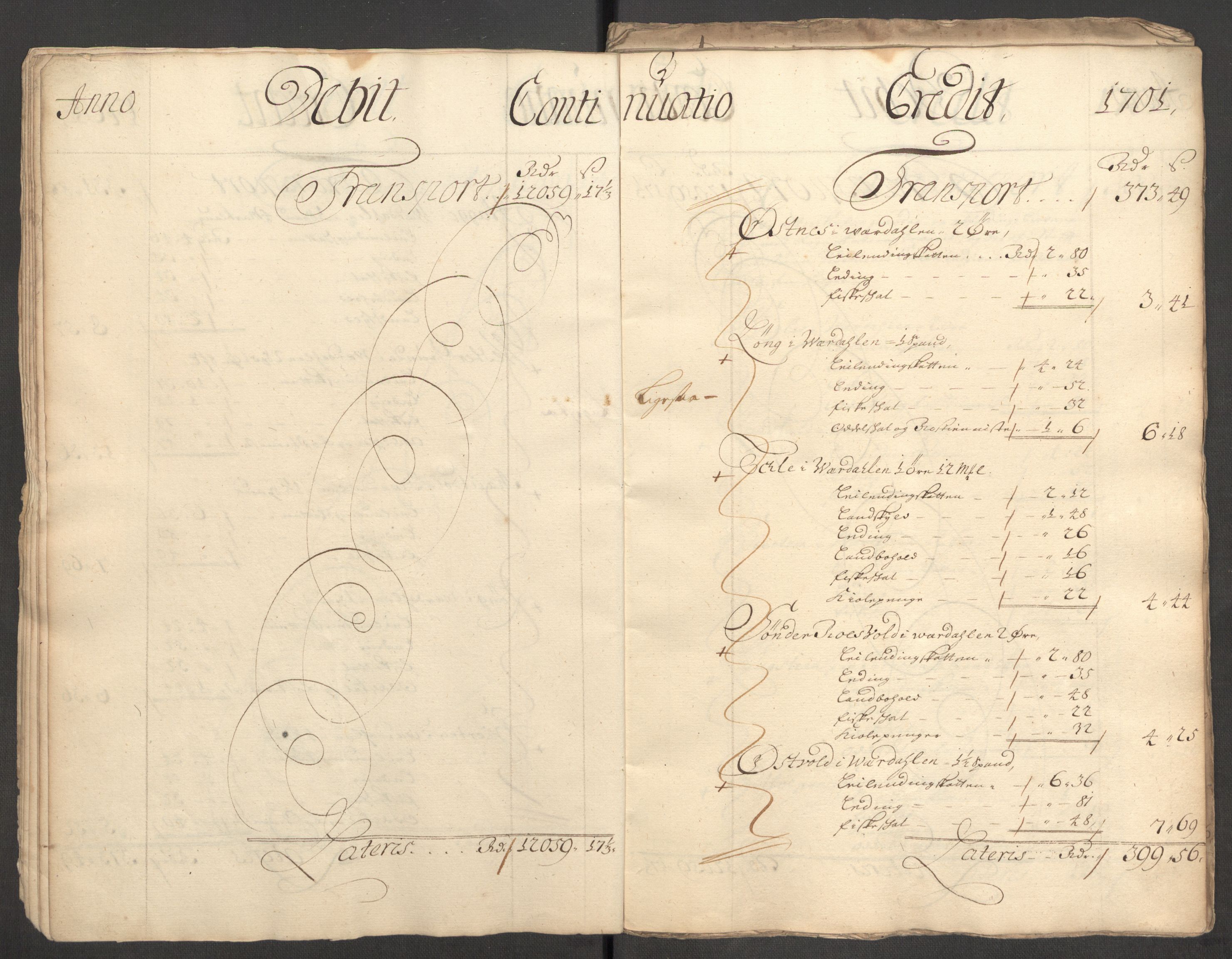 Rentekammeret inntil 1814, Reviderte regnskaper, Fogderegnskap, AV/RA-EA-4092/R62/L4193: Fogderegnskap Stjørdal og Verdal, 1701-1702, s. 13