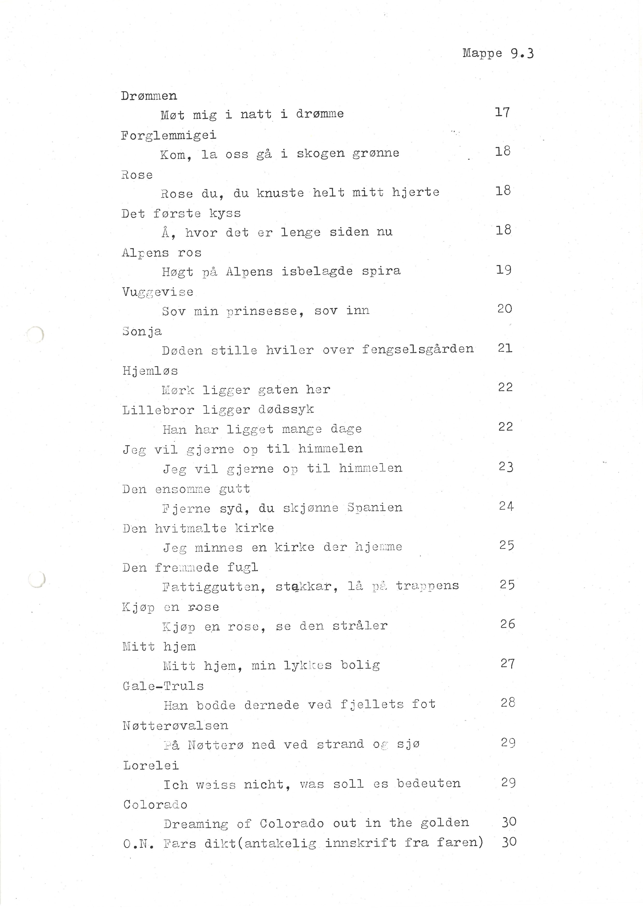 Sa 16 - Folkemusikk fra Vestfold, Gjerdesamlingen, VEMU/A-1868/F/L0002: Innsamlet dokumentasjon, 1979-1986