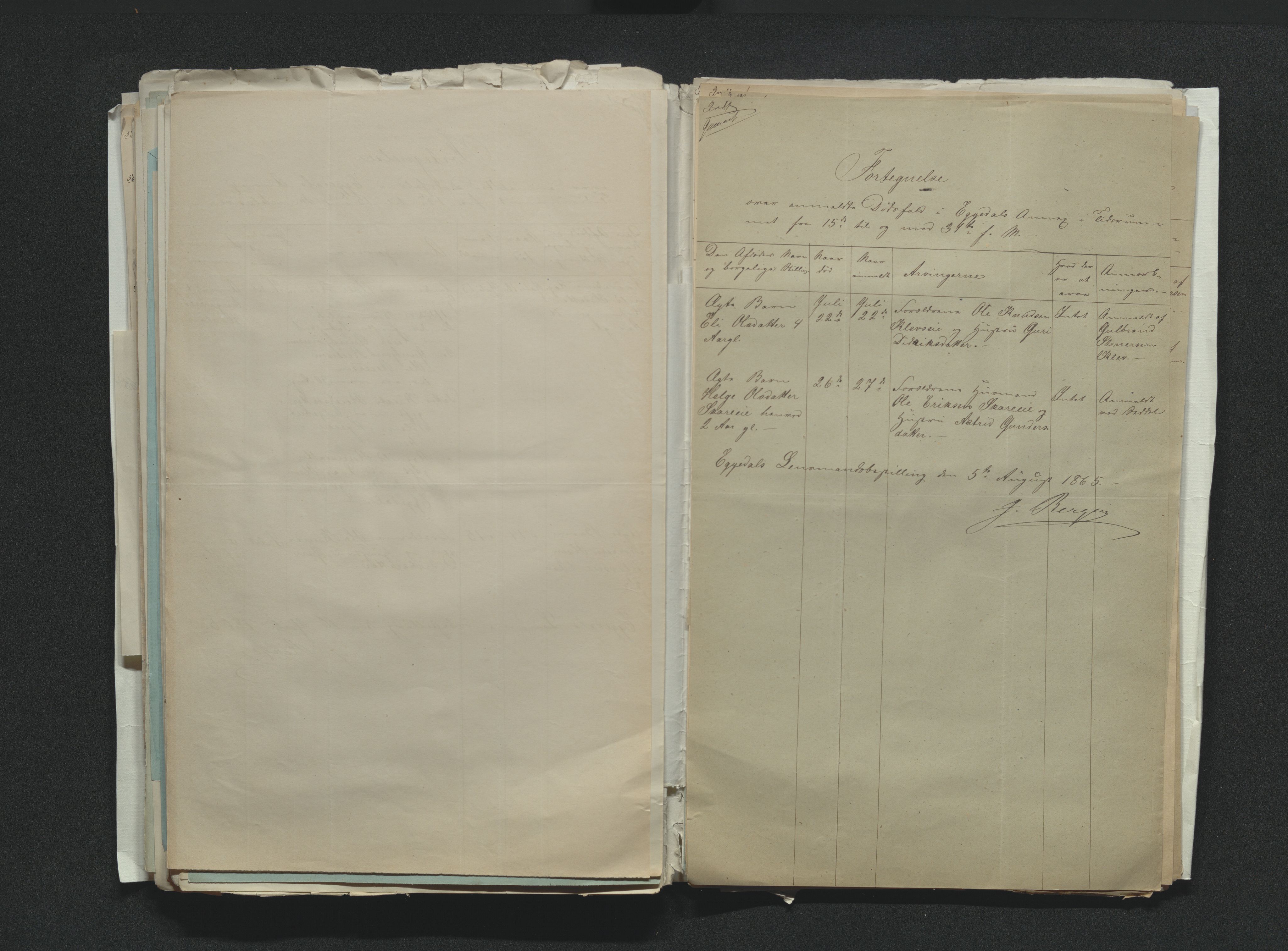 Eiker, Modum og Sigdal sorenskriveri, AV/SAKO-A-123/H/Ha/Hab/L0011: Dødsfallsmeldinger, 1862-1865, s. 643