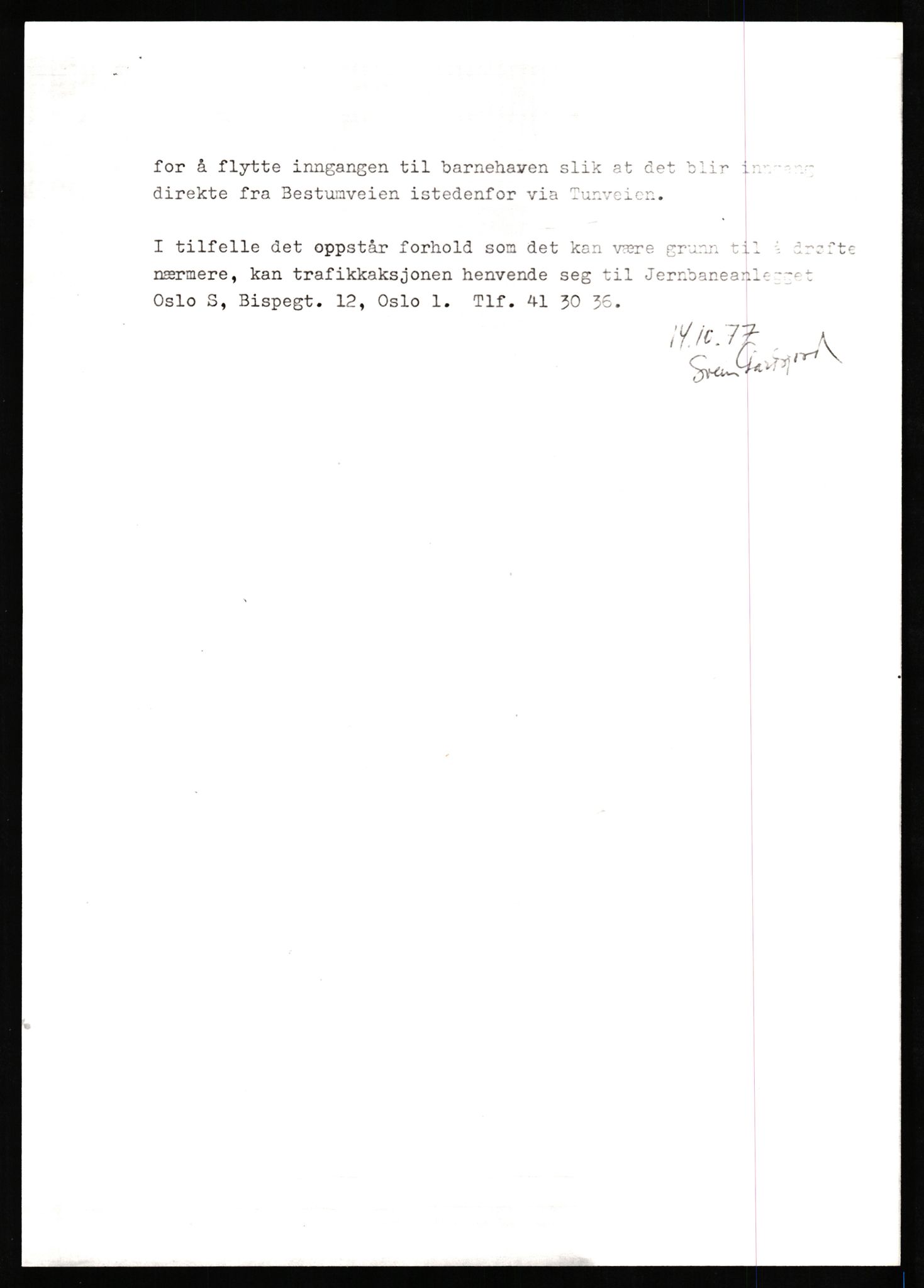 Norges statsbaner, Hovedadministrasjonen, Plankontoret for Oslo S, AV/RA-S-5410/D/L0171: Driftsbanegården. Øvrige driftsbanegårder, 1976-1978, s. 95