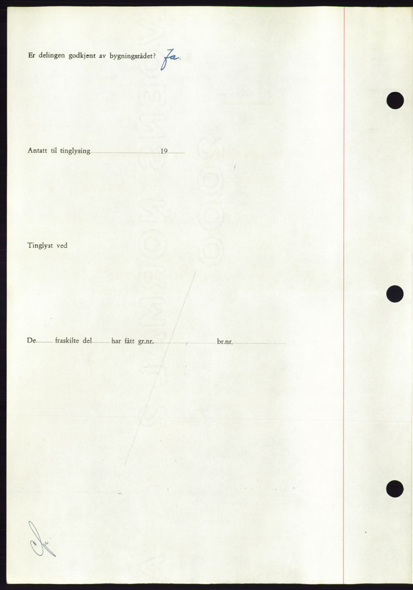 Søre Sunnmøre sorenskriveri, AV/SAT-A-4122/1/2/2C/L0085: Pantebok nr. 11A, 1949-1949, Dagboknr: 2232/1949